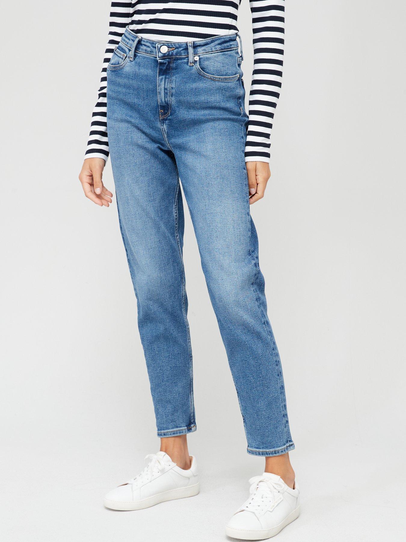 Levi's 501 Crop High Waist Straight Leg Jean - Light Blue