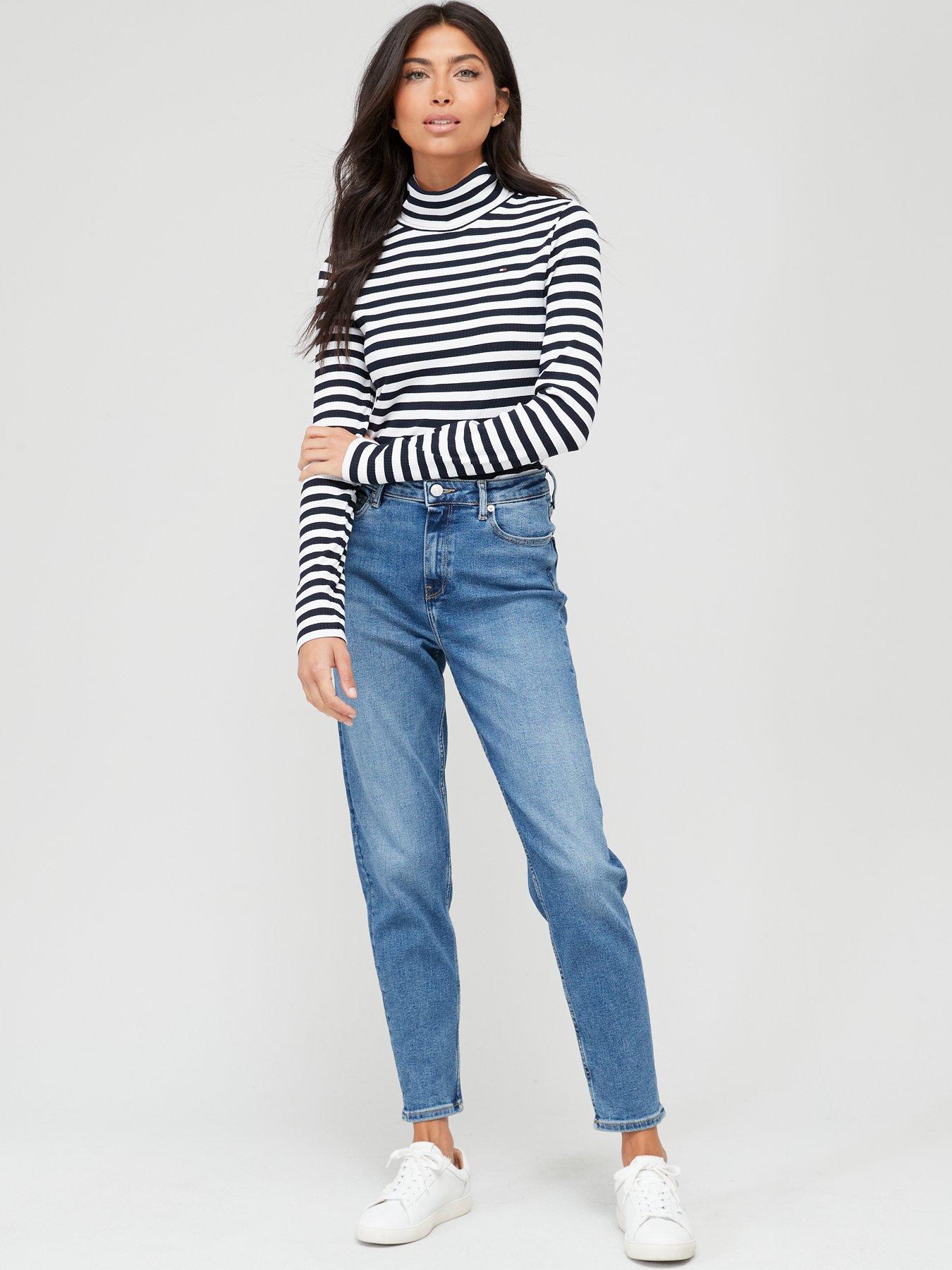 Levi's 501 Crop High Waist Straight Leg Jean - Light Blue