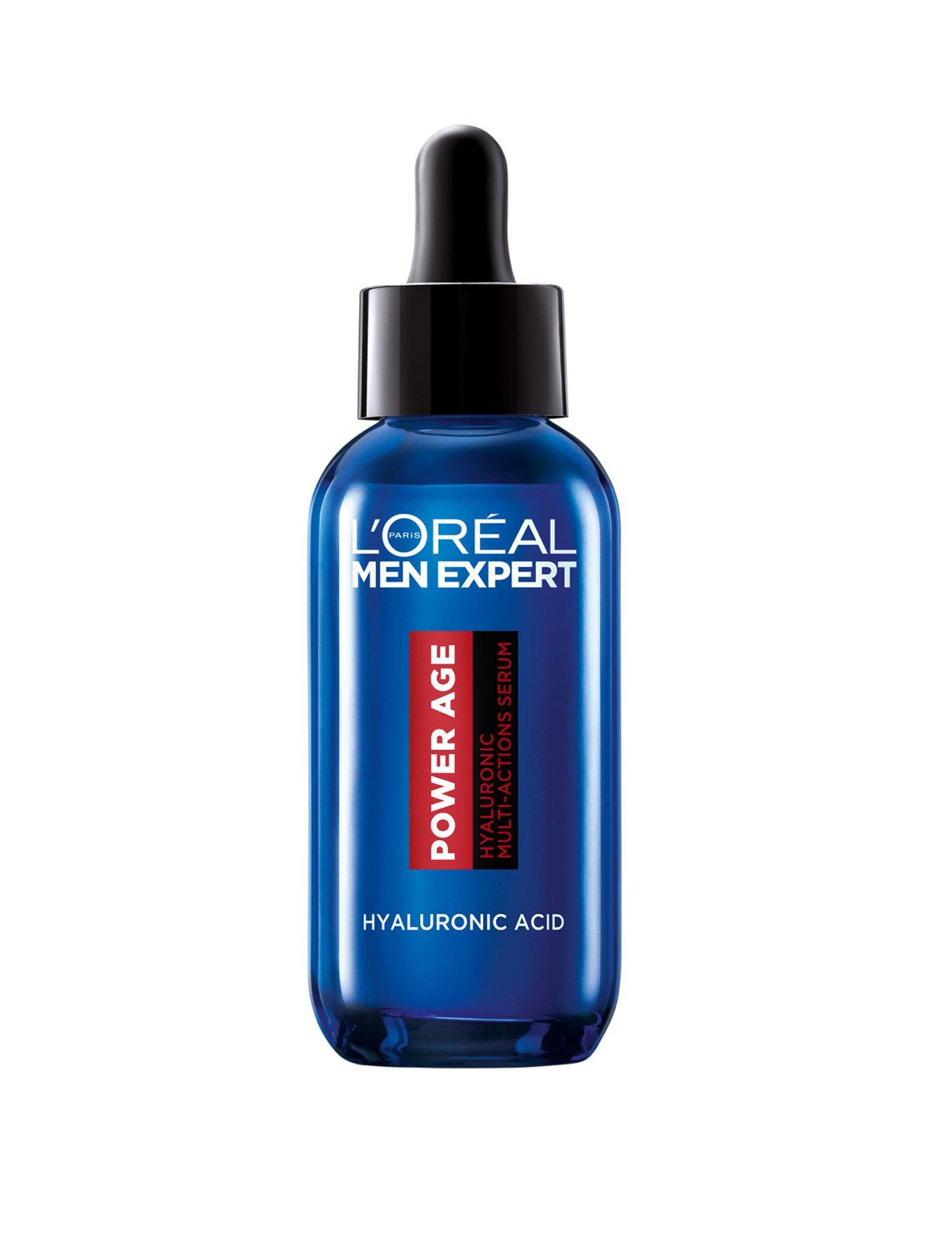 L'Oreal Paris Men Expert L'Oreal Men Expert Power Age Serum, Hyaluronic Acid Serum for Ageing, Dry  &  Dull Skin 30ml.