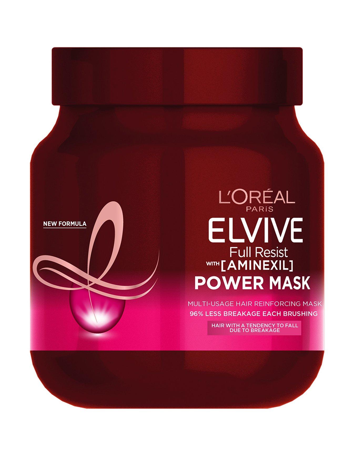 Image 1 of 1 of L'Oreal Paris L'Oreal Paris Elvive Full Resist Power Mask With Aminexil for Hair Fall Due to Breakage 680ml
