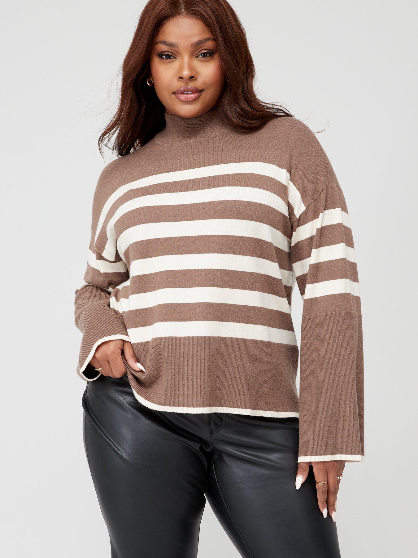 vero-moda-curve-curve-happiness-stripe-high-neck-jumper-brown