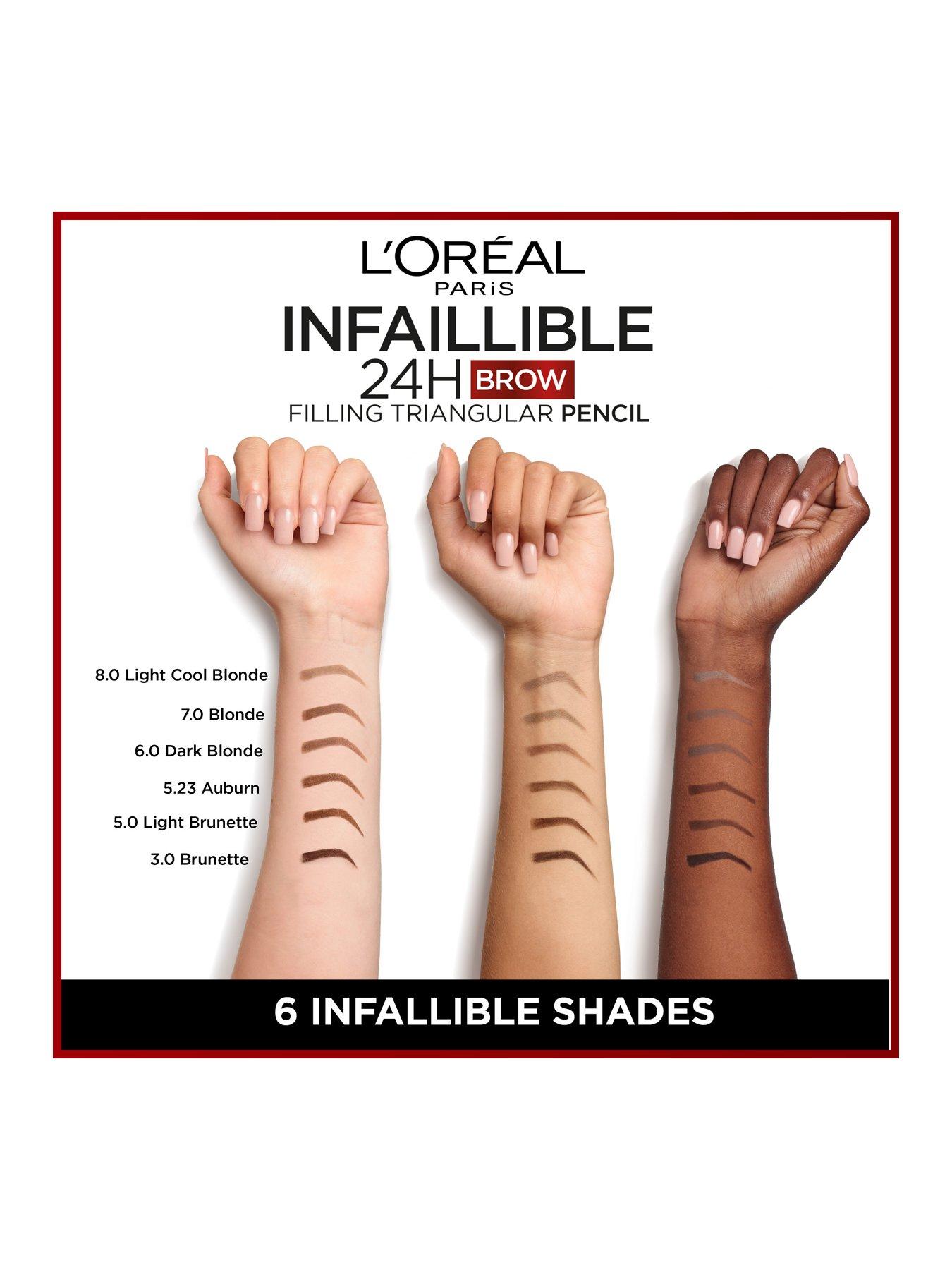 loreal-paris-infallible-24h-brow-filling-triangular-penciloutfit