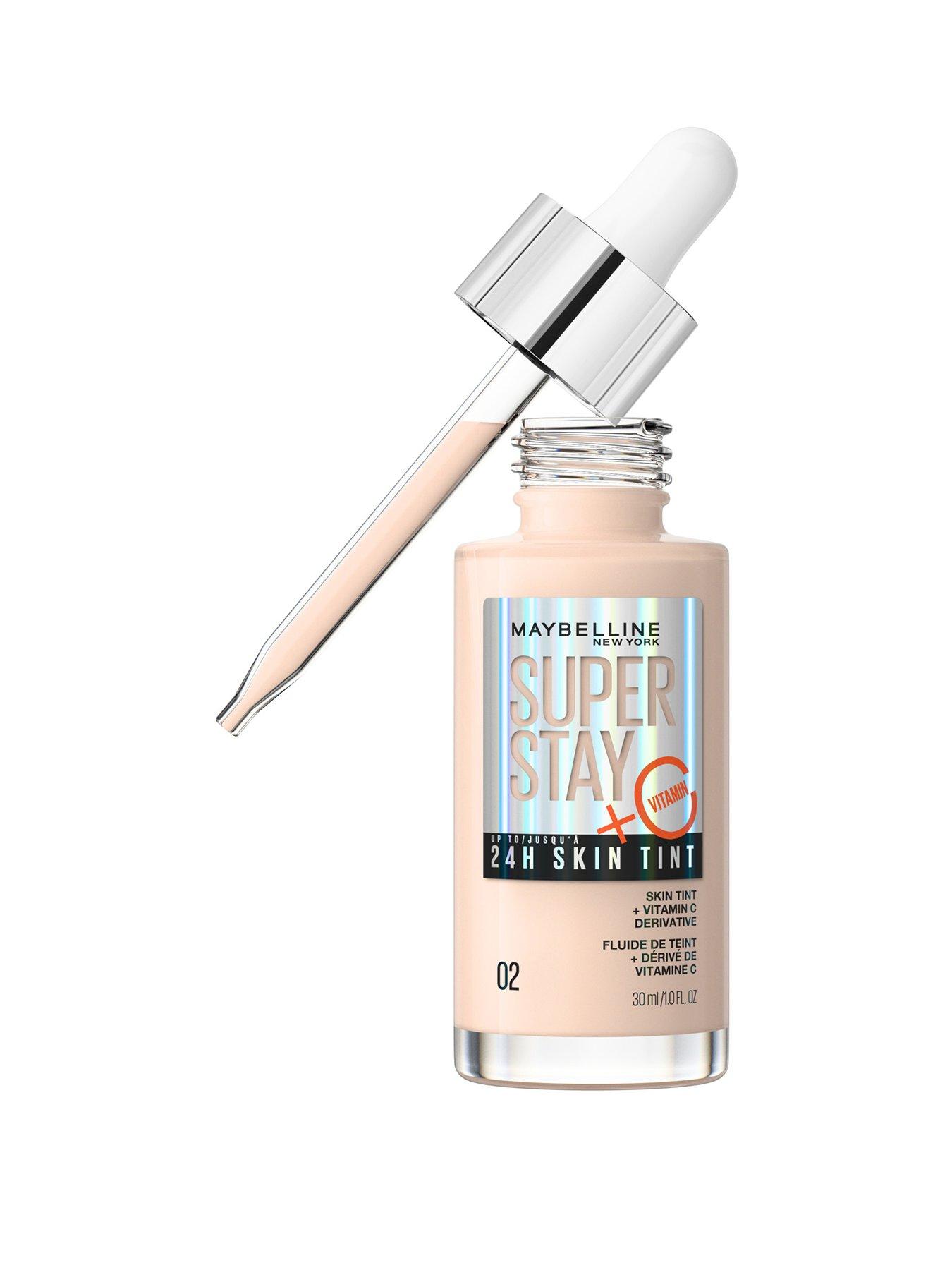  Maybelline Super Stay Up to 24HR Skin Tint, Radiant  Light-to-Medium Coverage Foundation, Makeup Infused With Vitamin C, 129, 1  Count : Beauty & Personal Care