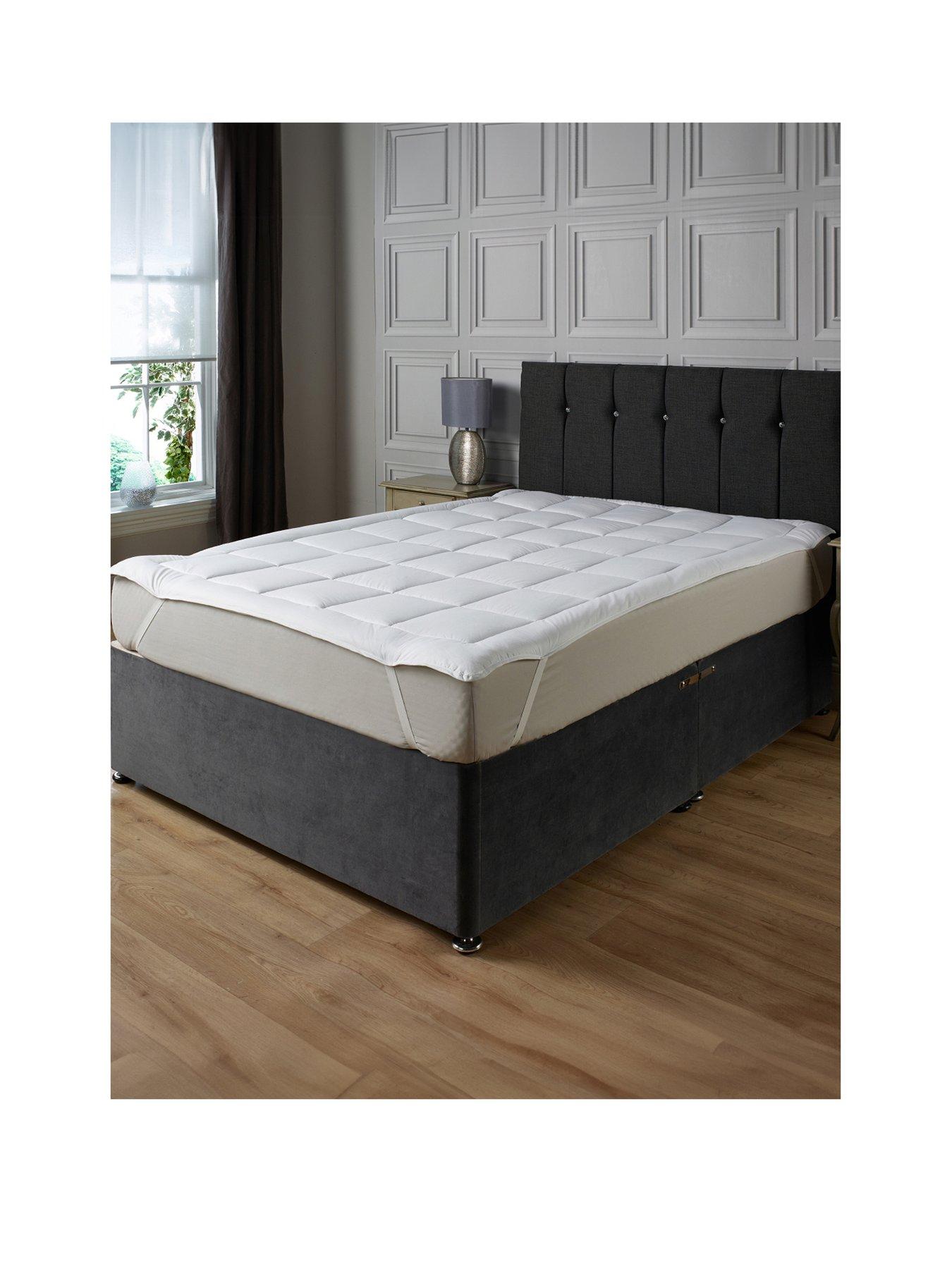 Very Home Essentials Hollowfibre Mattress Topper - White