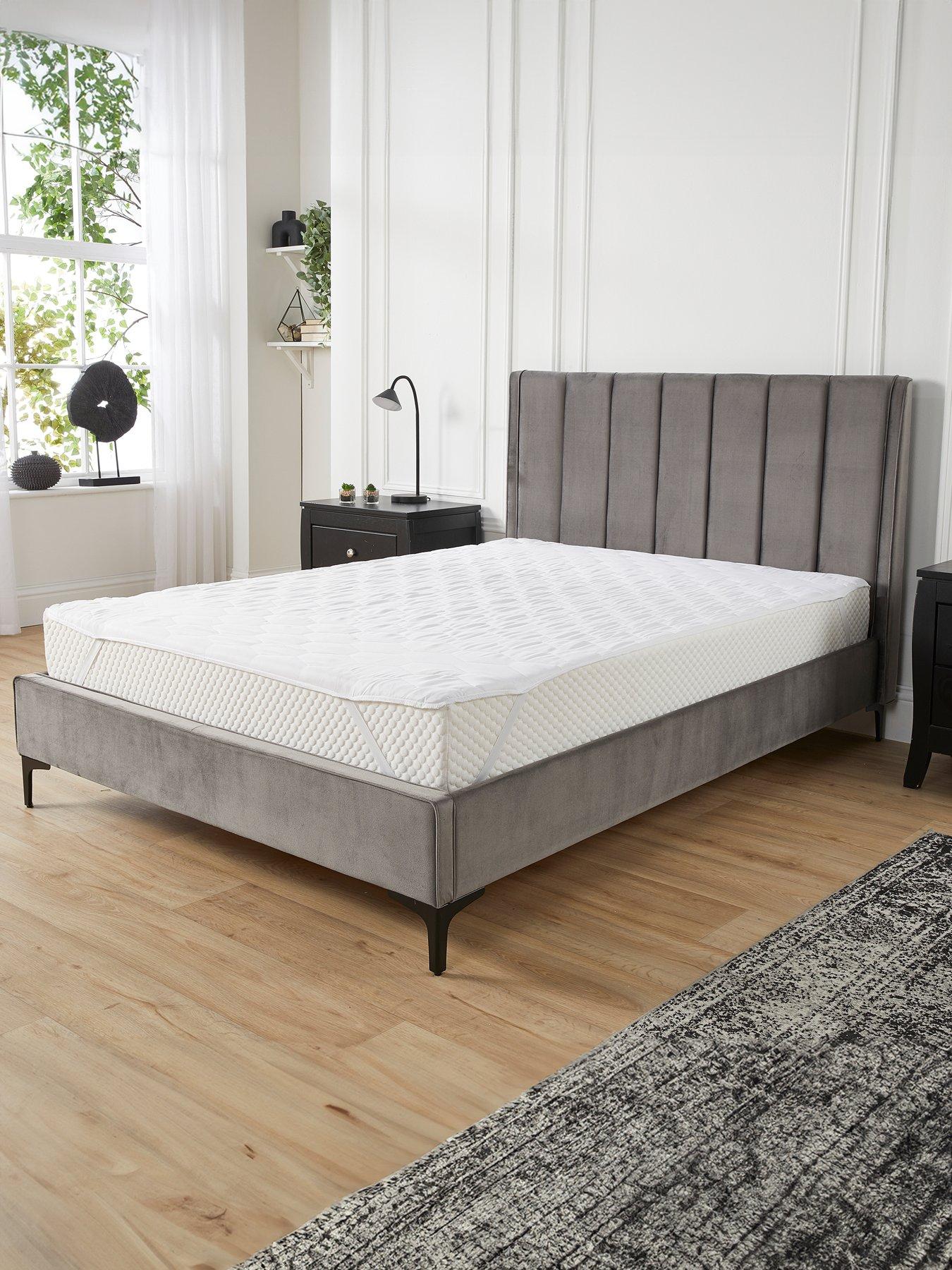 everyday-hollowfibre-mattress-protector-white