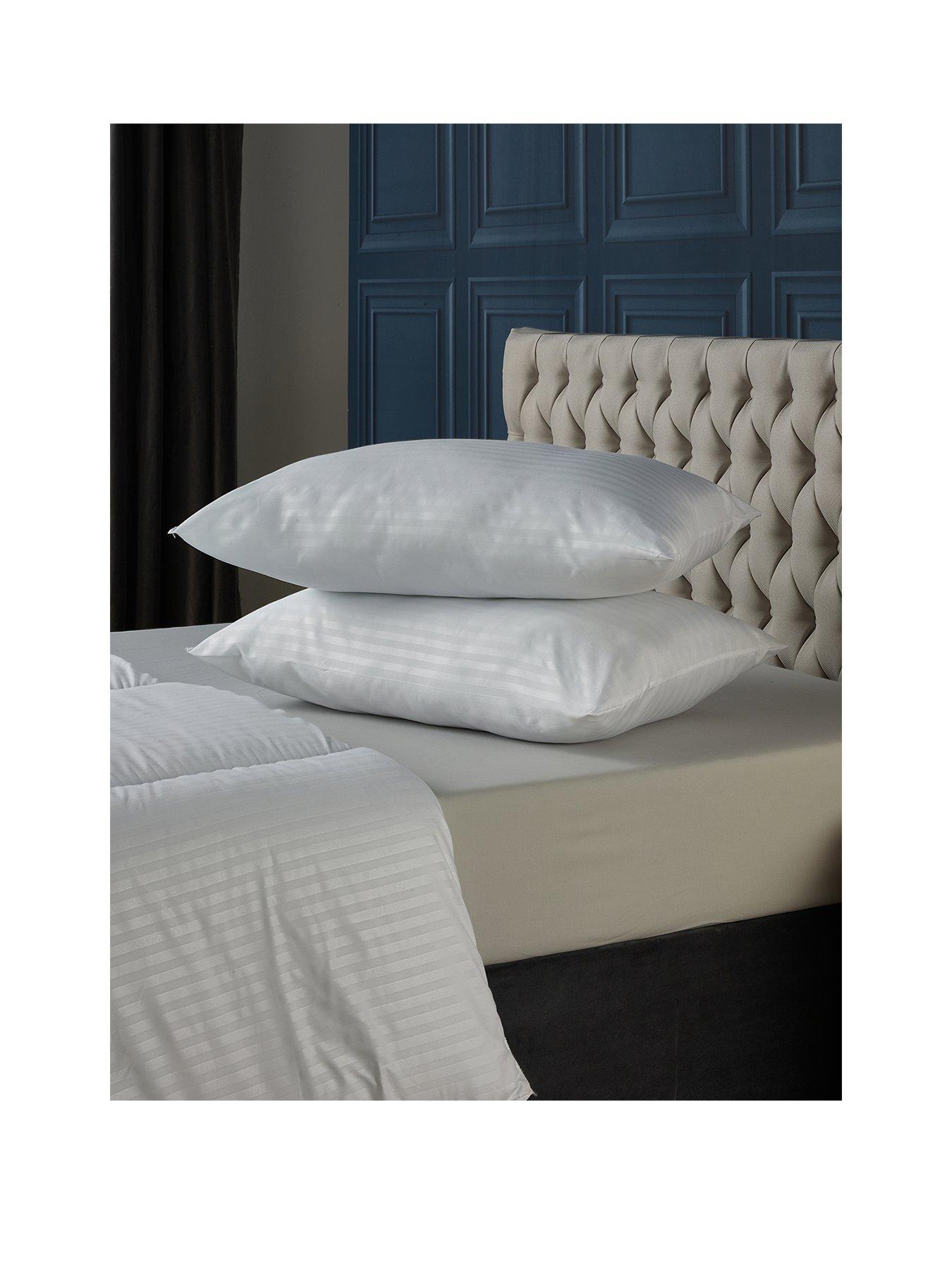 very-home-classic-cotton-hotel-stripe-pillow-pair