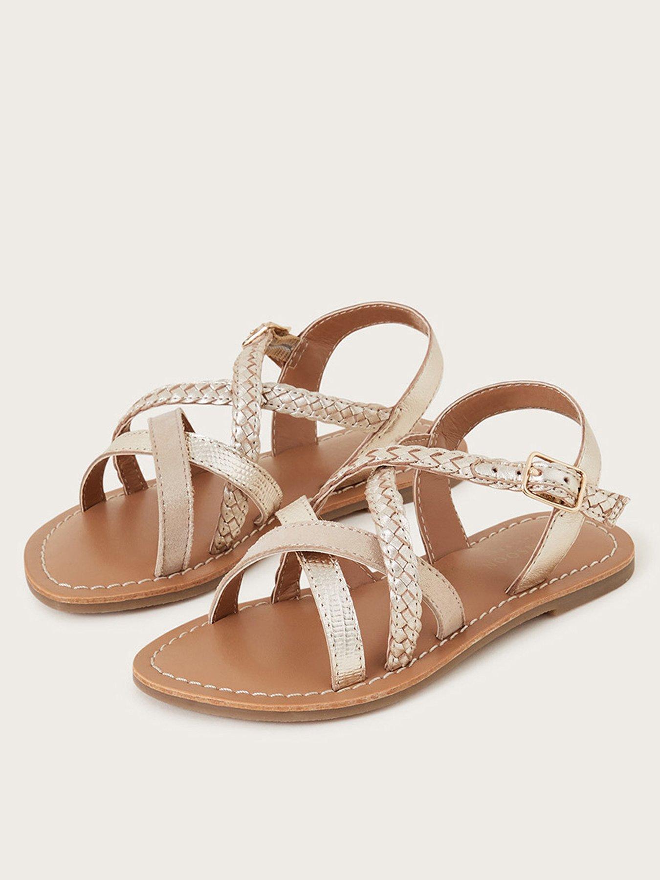 Monsoon 2024 gold sandals