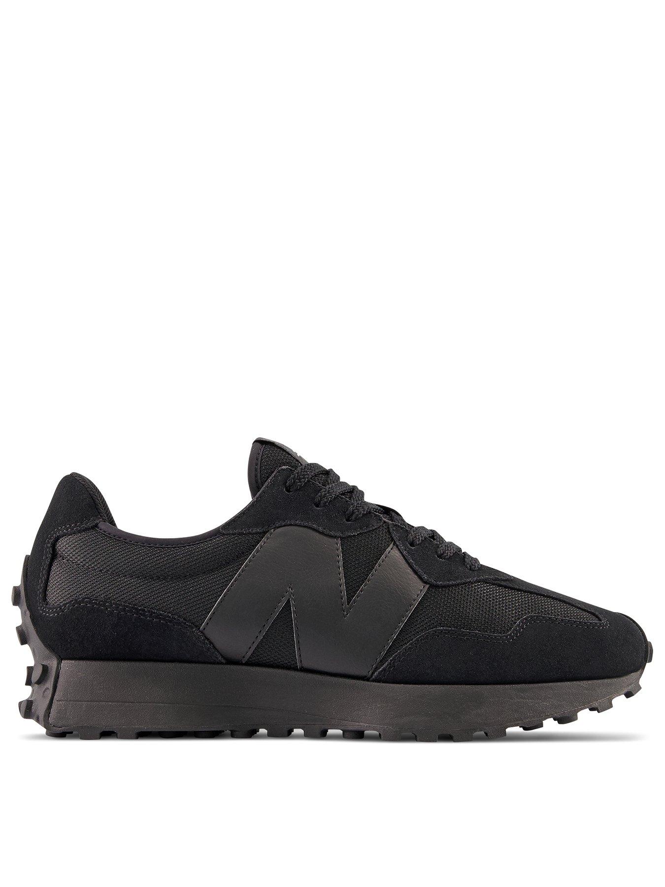 Black mens new balance trainers sale