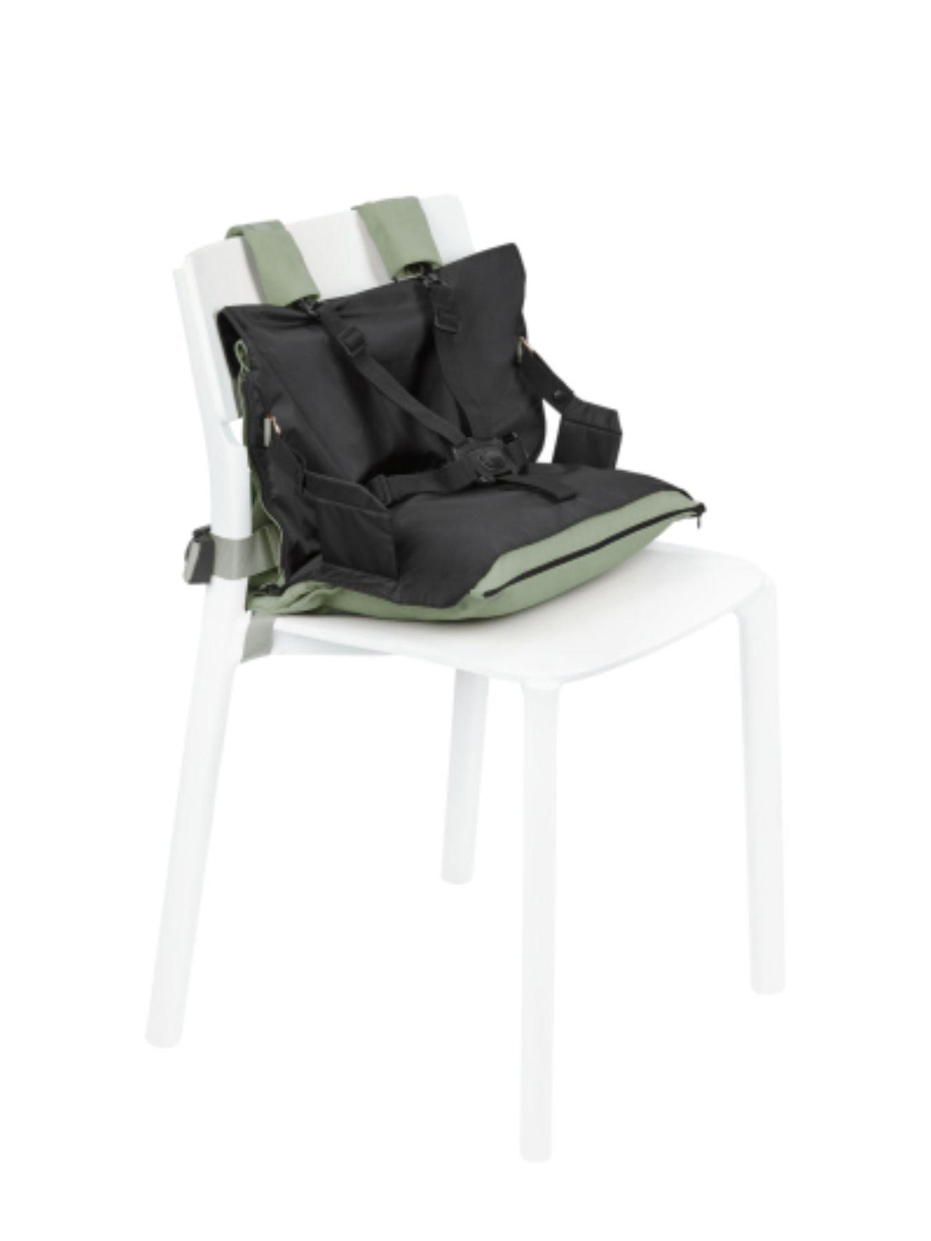 Image 7 of 8 of Babymoov Moov &amp; Boost 2-in-1 Newborn Baby Carrier and Booster Seat - Sage