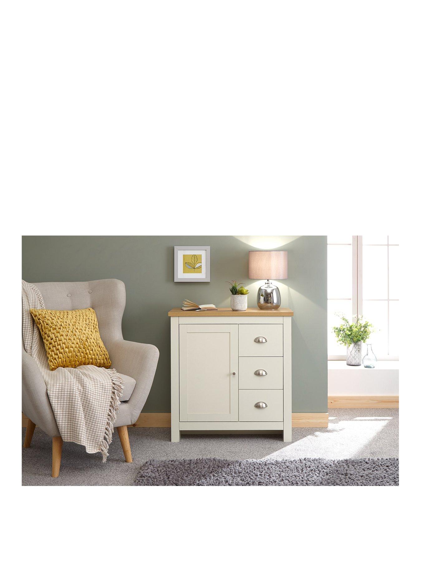 Image 2 of 5 of GFW Lancaster 1 Door, 3 Drawer Multi Unit - Cream