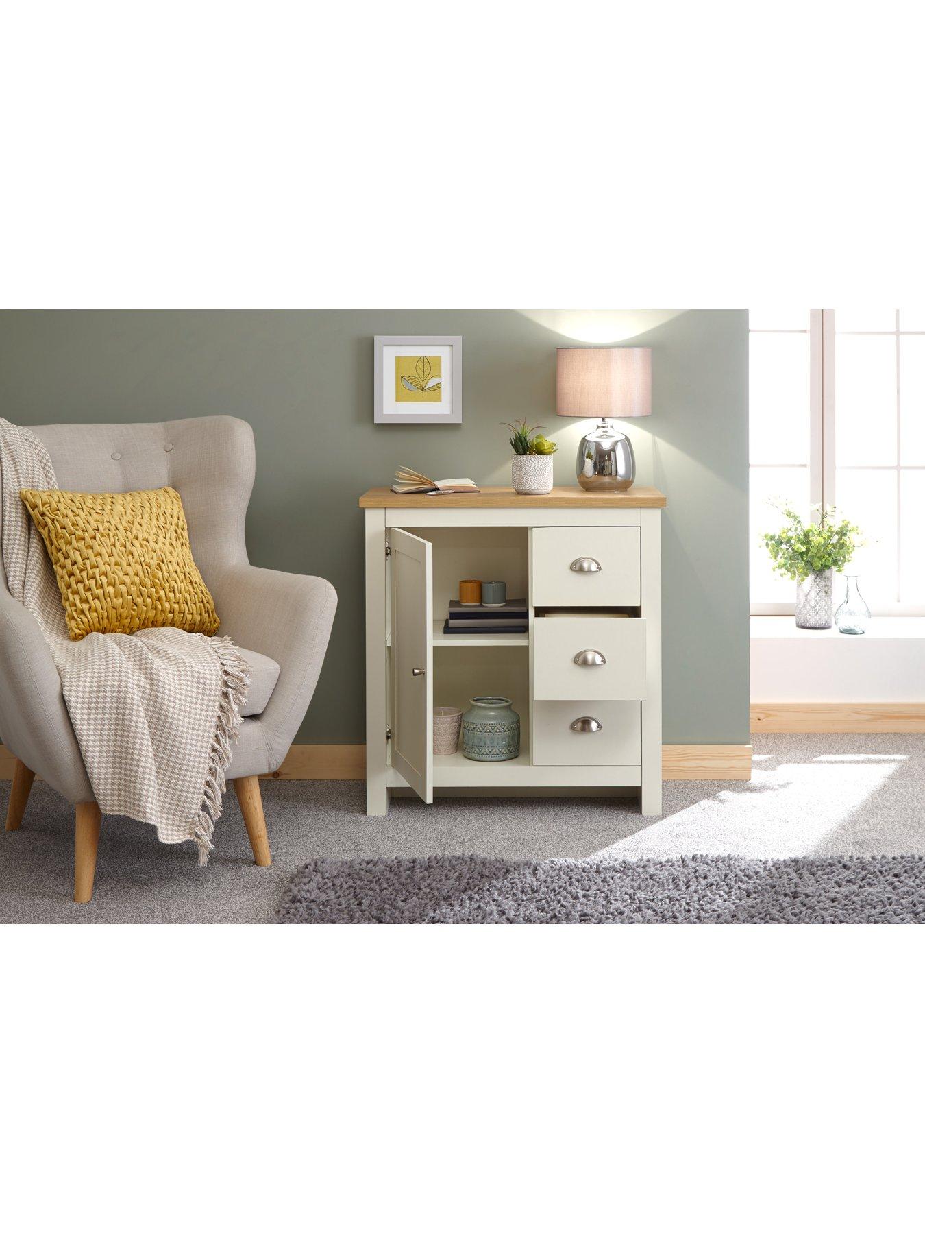 Image 3 of 5 of GFW Lancaster 1 Door, 3 Drawer Multi Unit - Cream