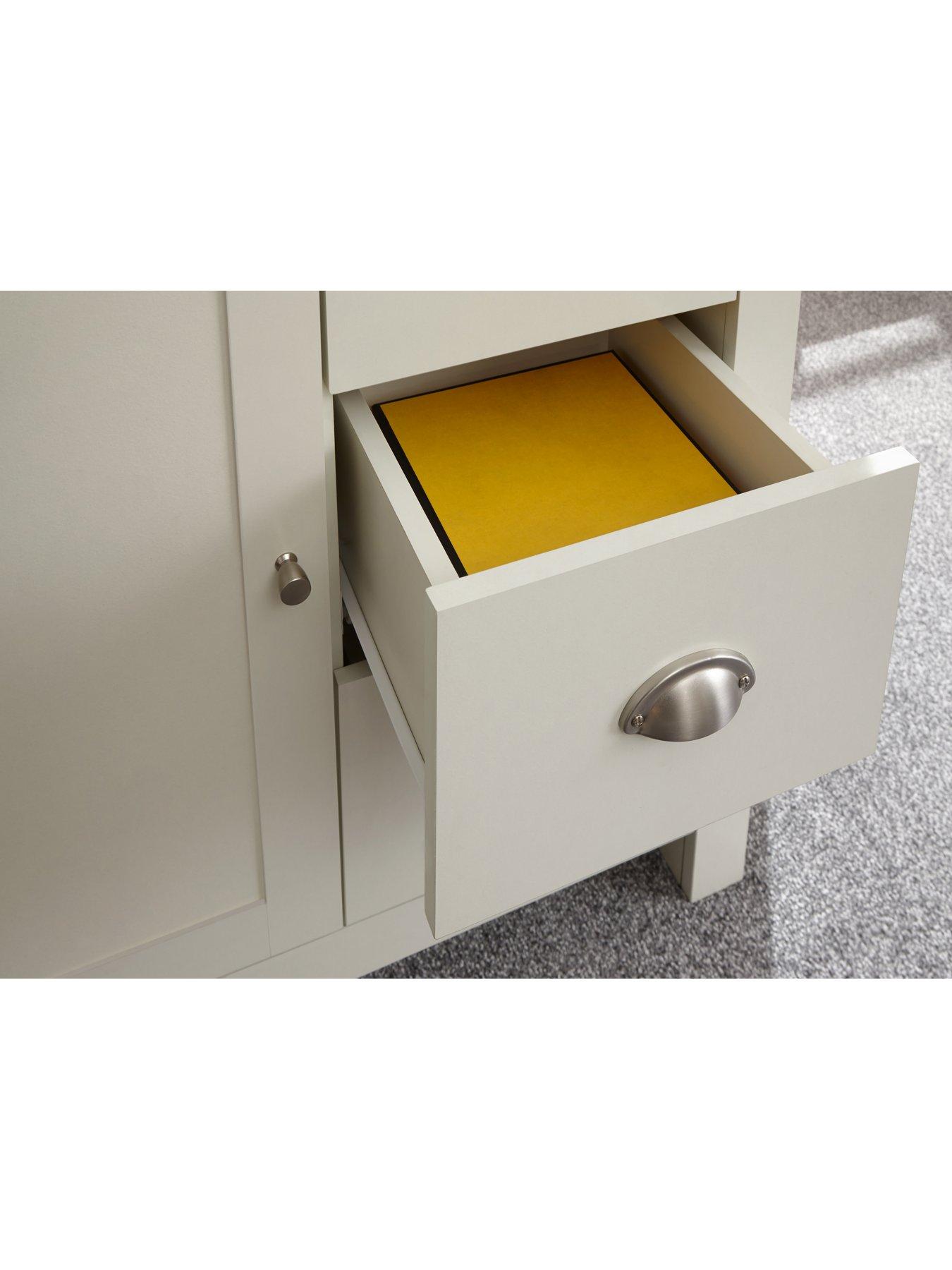 Image 5 of 5 of GFW Lancaster 1 Door, 3 Drawer Multi Unit - Cream