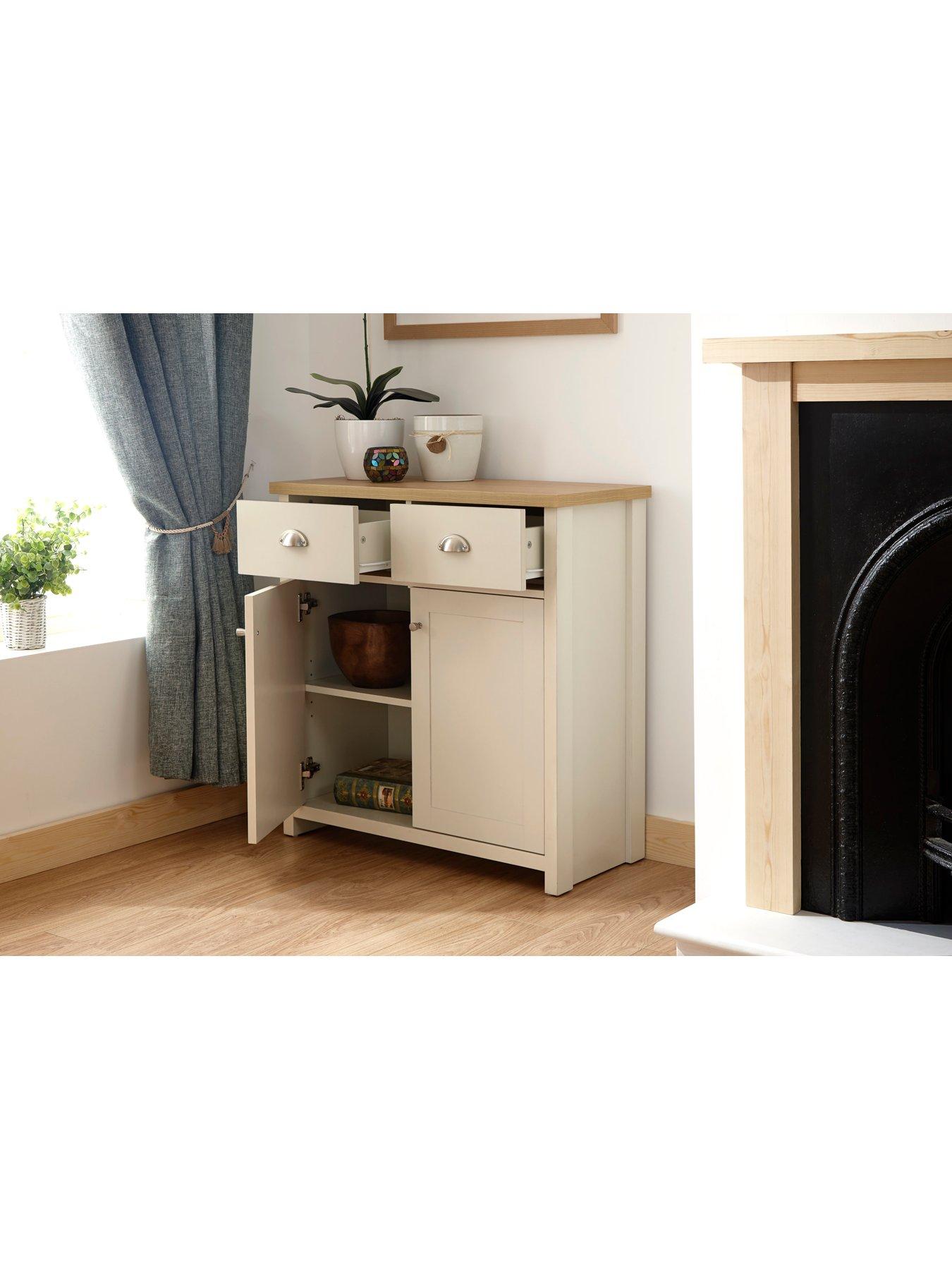 Image 3 of 3 of GFW Lancaster&nbsp;2 Door, 2 Drawer Sideboard - Cream