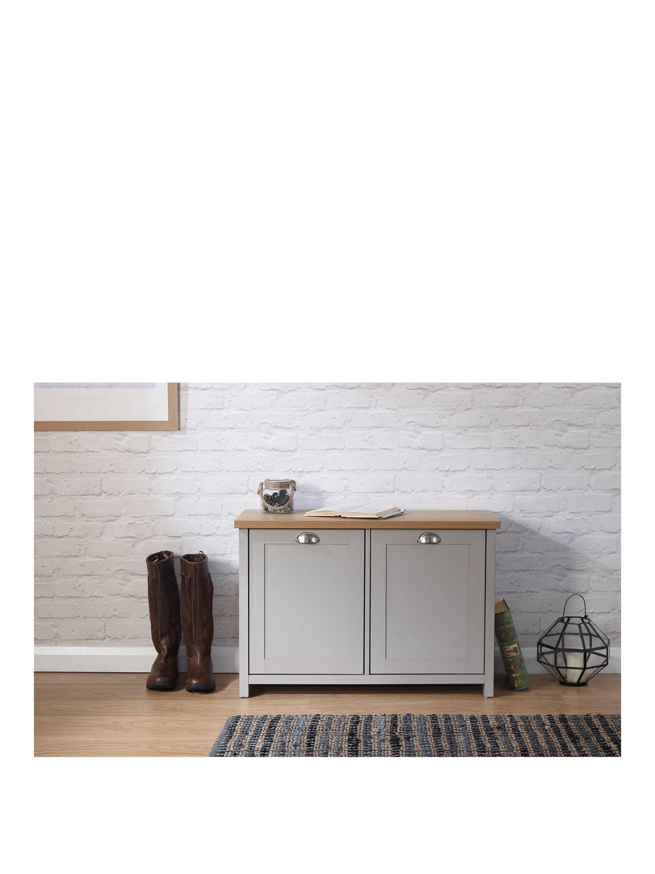 gfw-lancaster-2-door-shoe-storage-cabinet-greystillFront