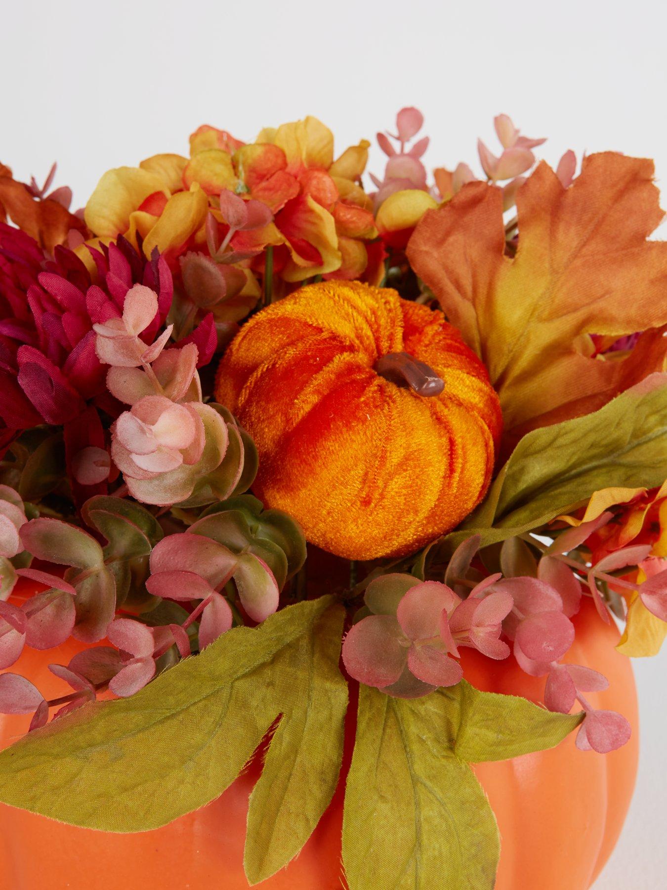 very-home-autumn-pumpkin-table-centrepiece-with-faux-flowersdetail