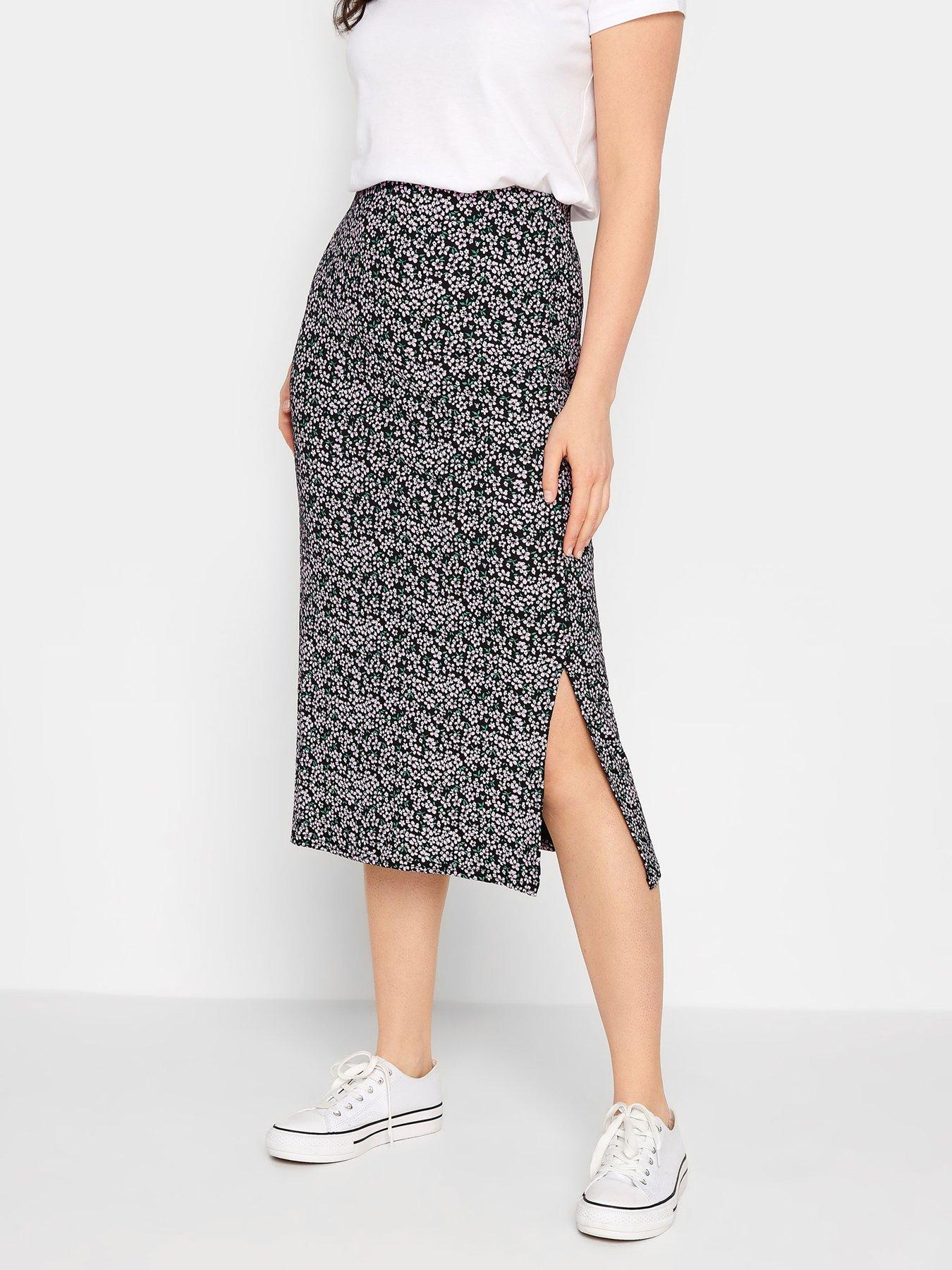 long-tall-sally-ditsy-print-skirt-blue