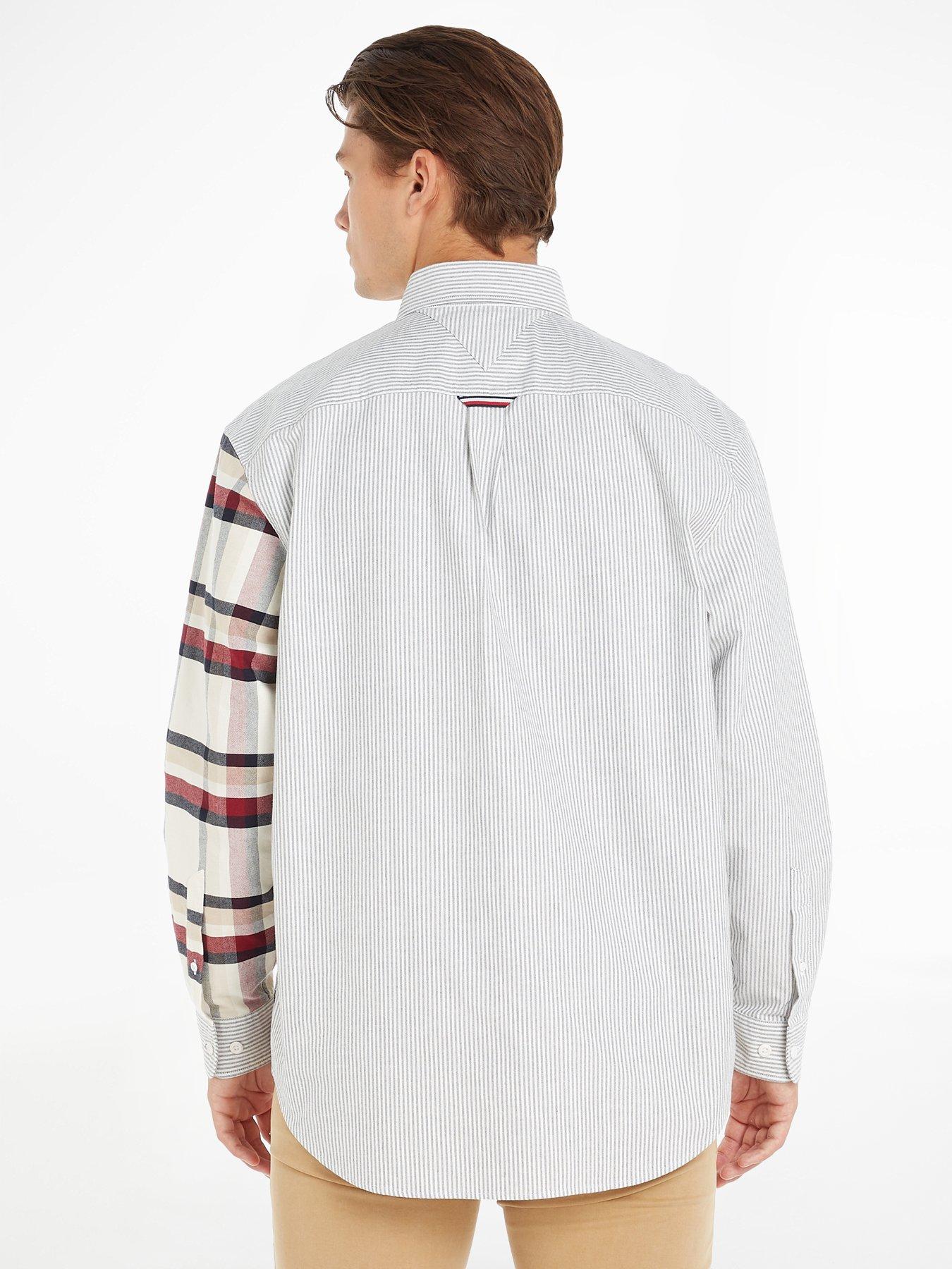 tommy-hilfiger-global-stp-check-blocking-shirt-whitestillFront