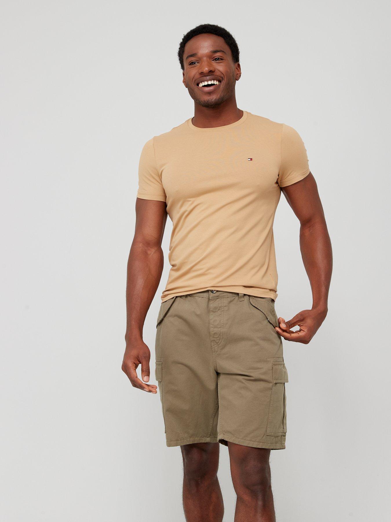 tommy-hilfiger-stretch-slim-fit-tee-tan