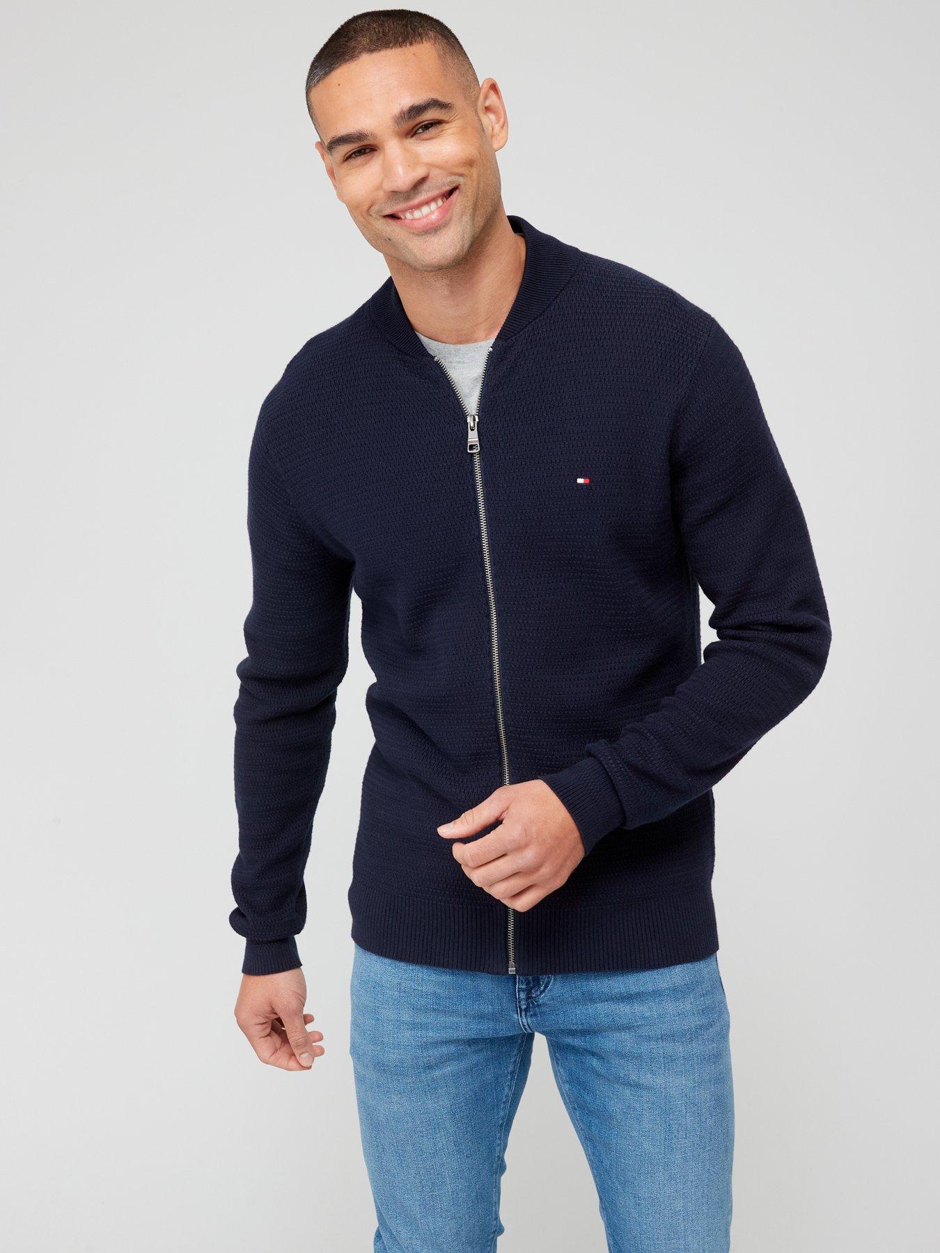 Tommy hilfiger zip hot sale up cardigan