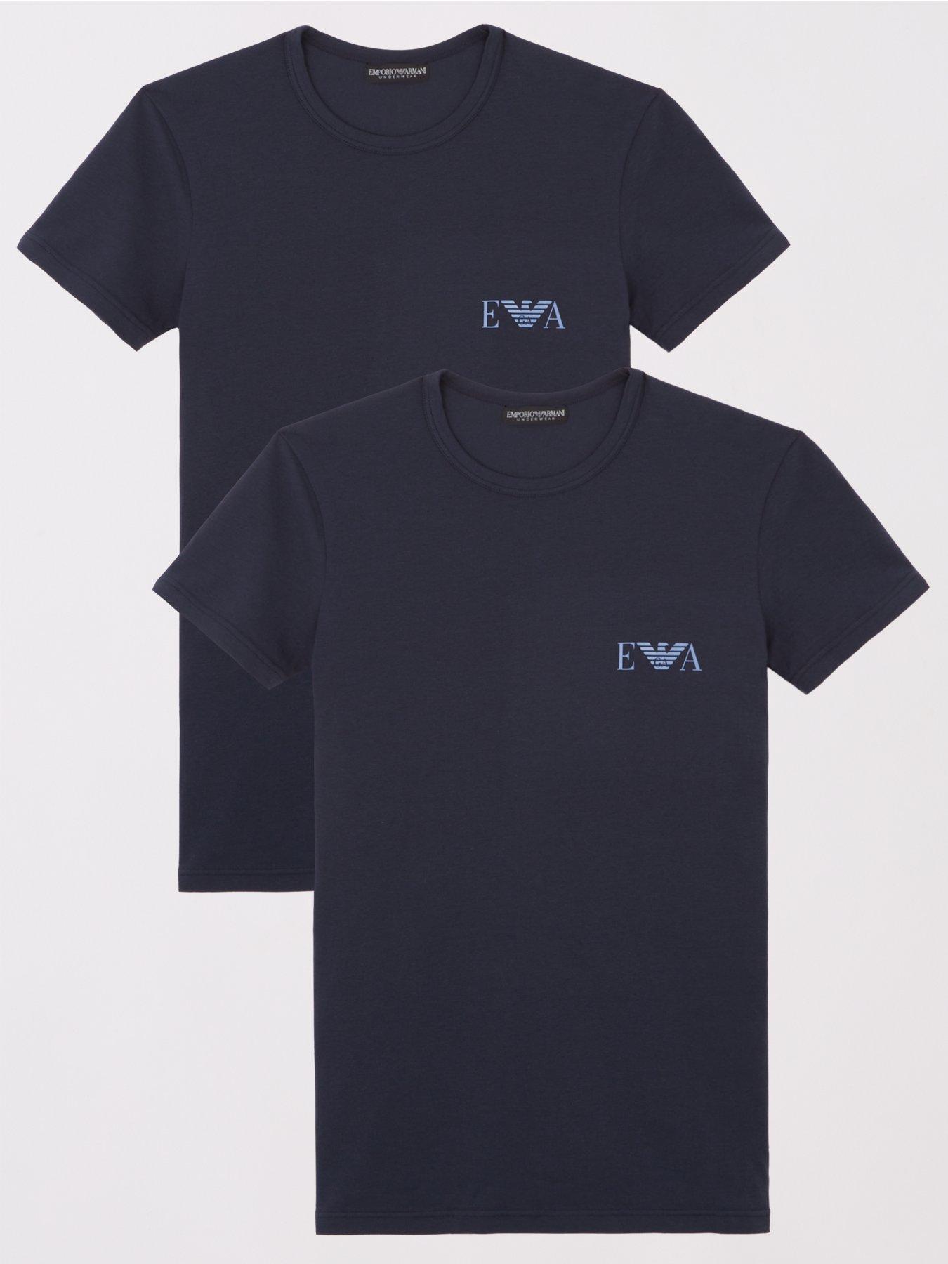 Bold Monogram 2 Pack T Shirt Navy