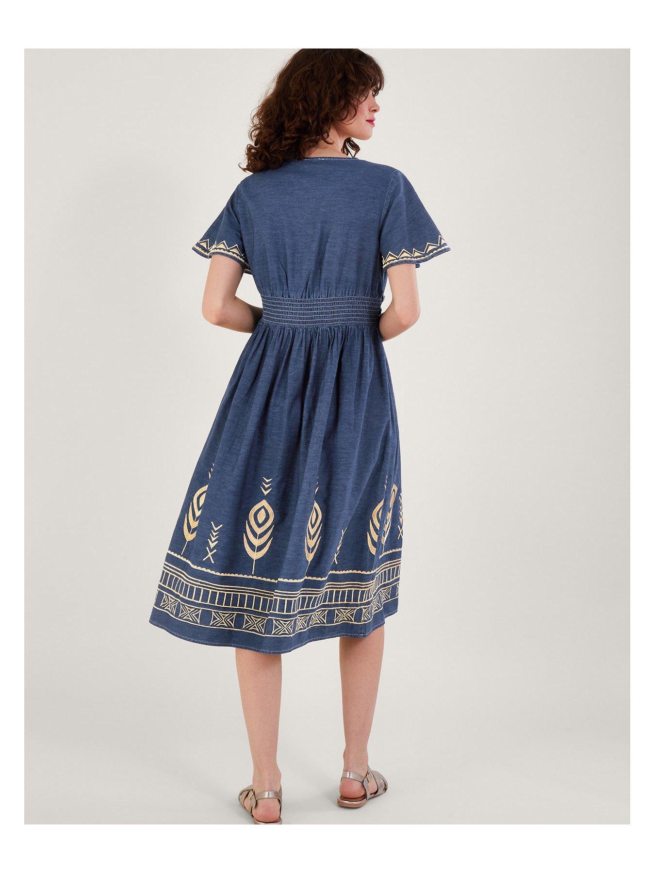 Monsoon shop peacock dress