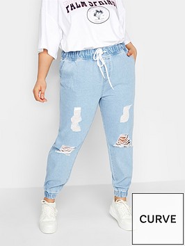 yours-yours-ripped-jogger-jean-bleach
