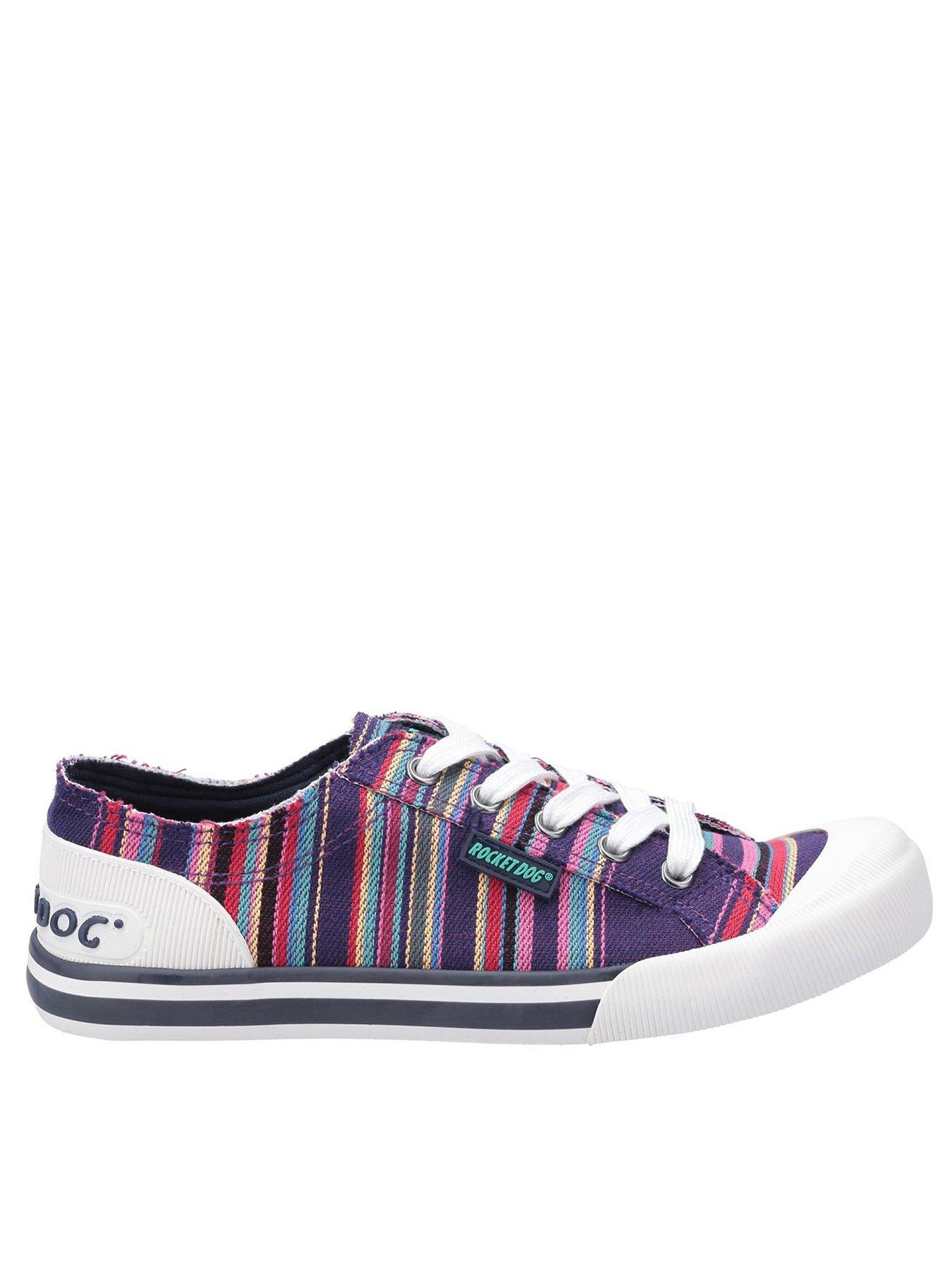 Rocket Dog Jazzin Stripe Trainers - Multi