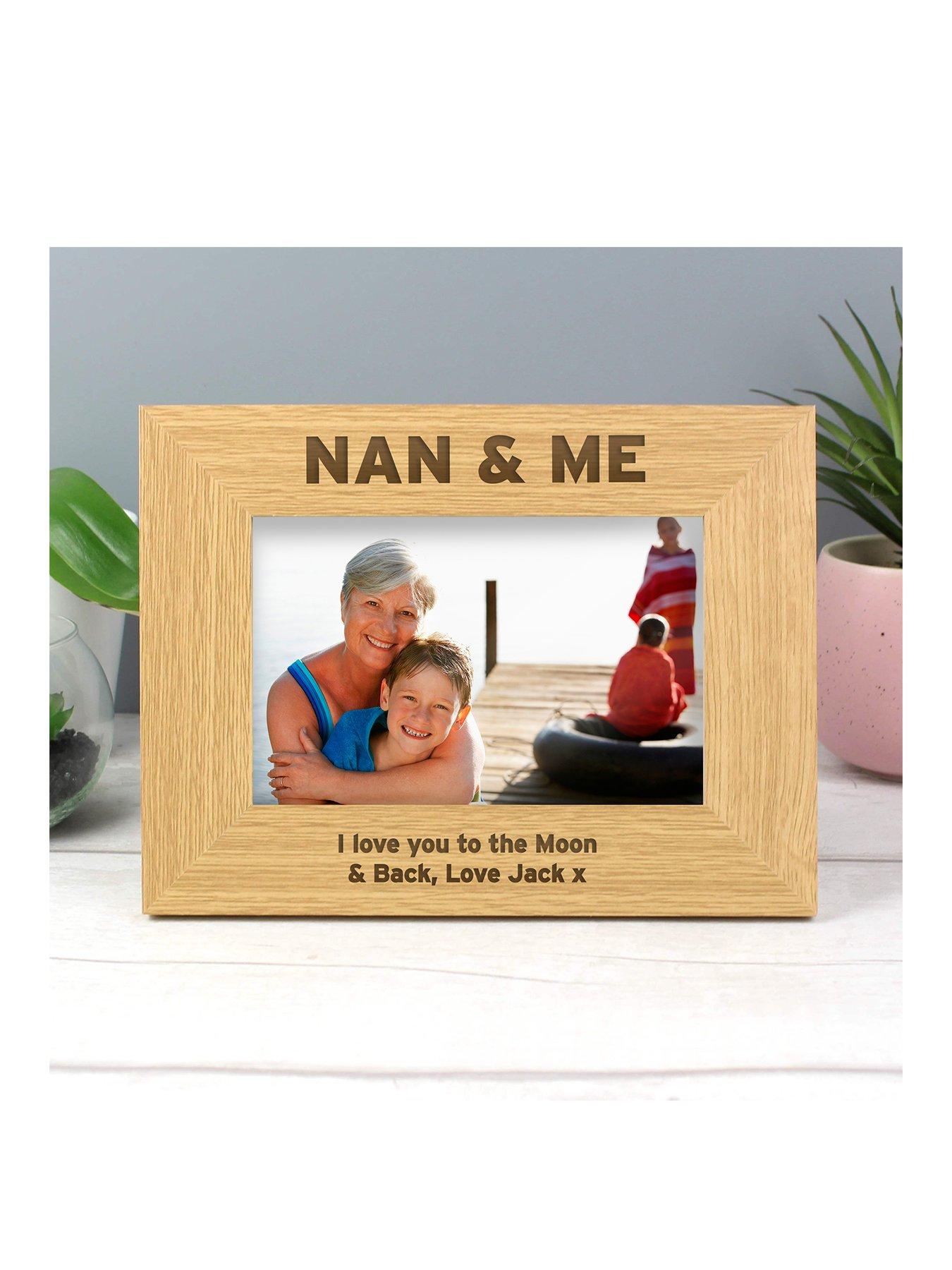 The Personalised Memento Company Personalised Wooden Photo Frame