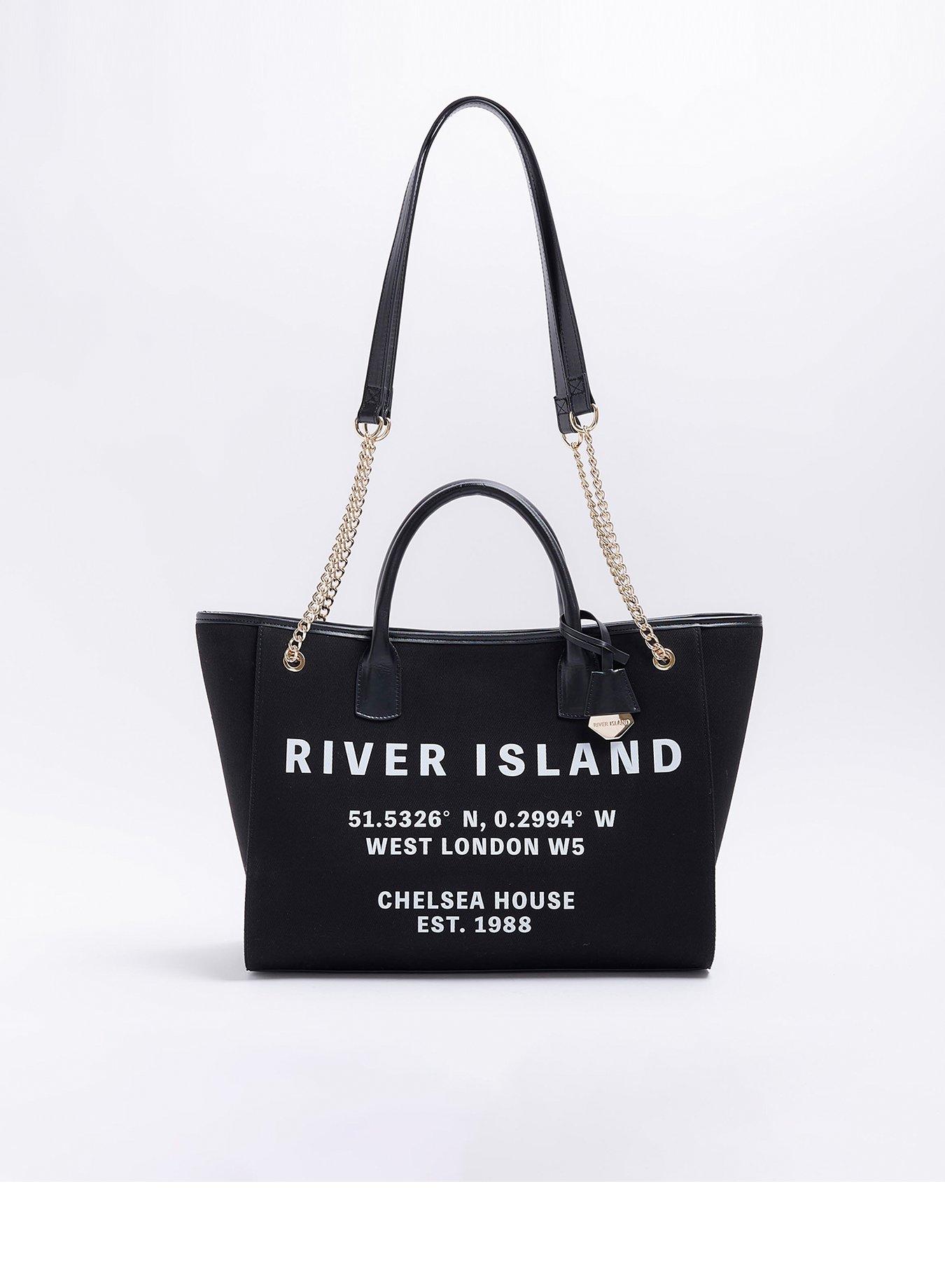 River island sale canvas bag