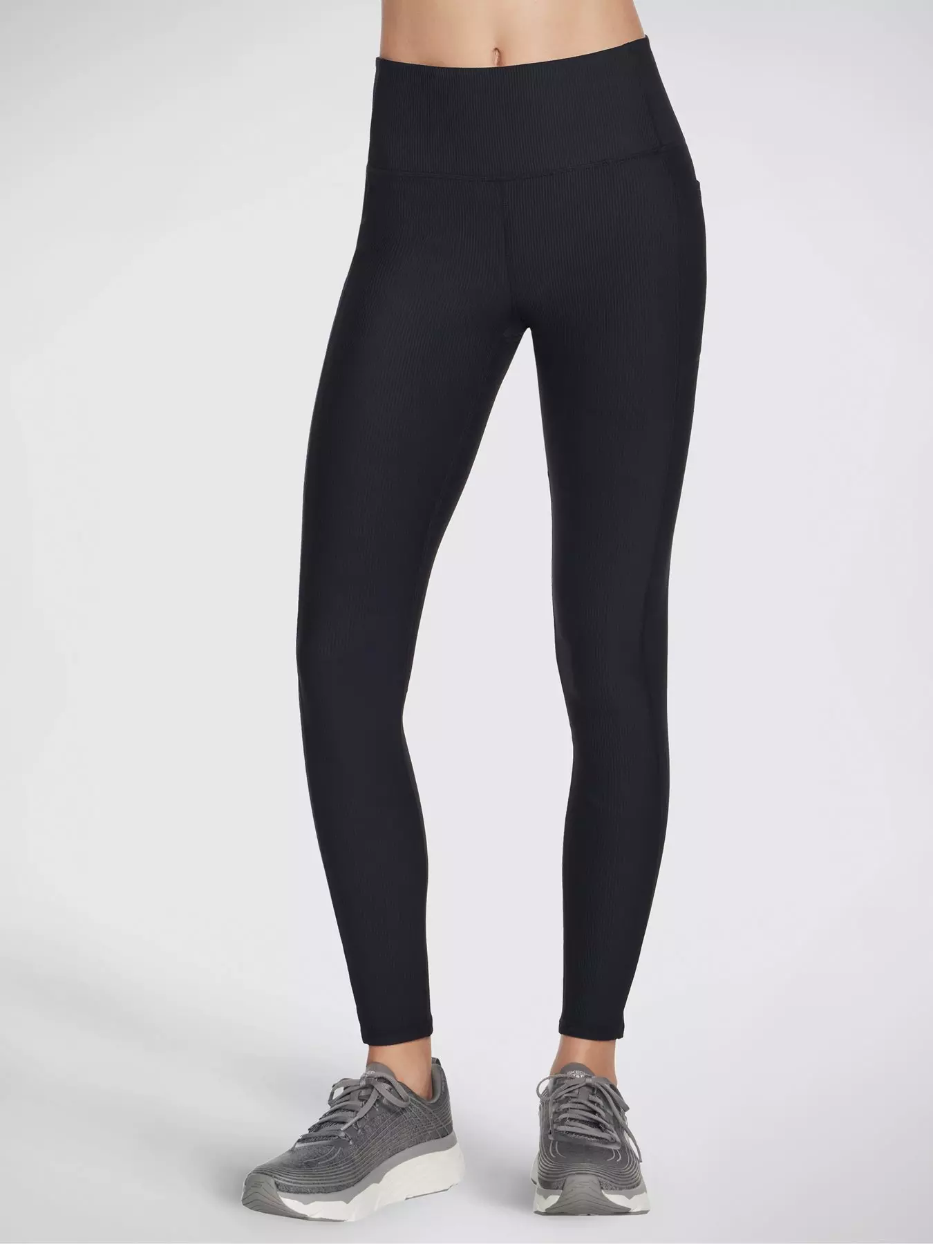 Black Gym Leggings - High Waisted Sculpting and Mesh Panel - size Small uk  8-10