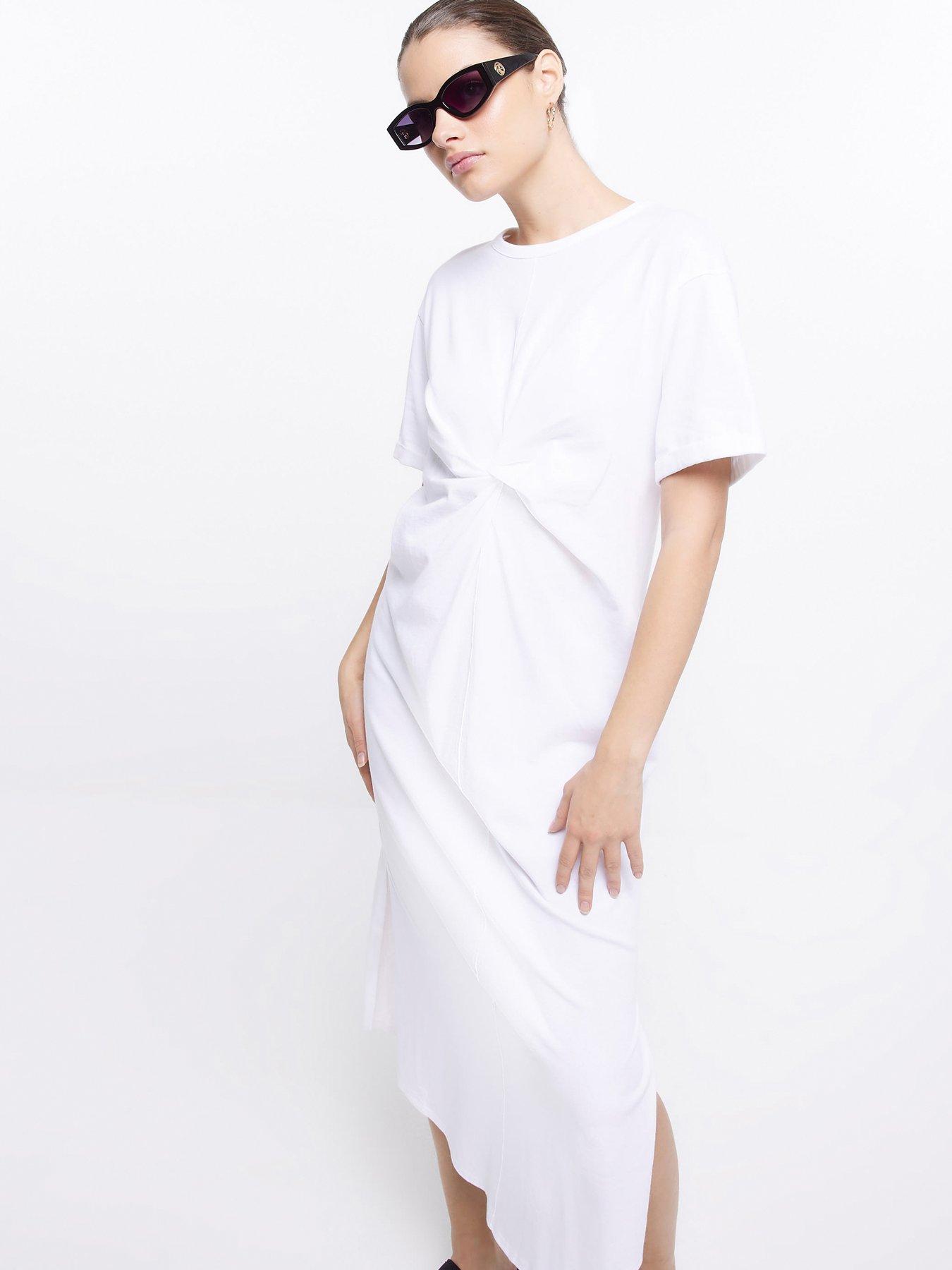 river-island-twist-midi-dress-whiteoutfit