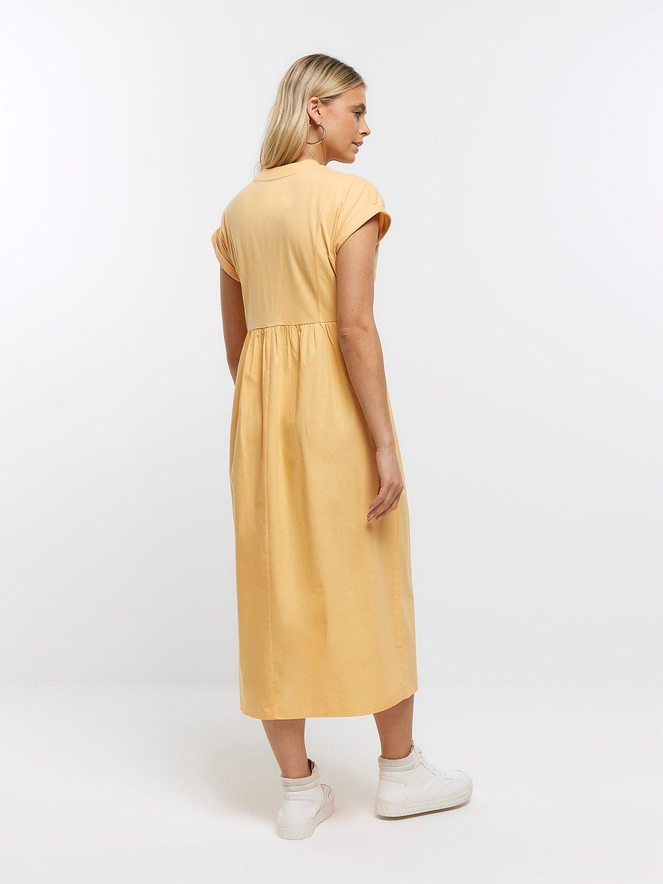 river-island-midi-dress-orangestillFront