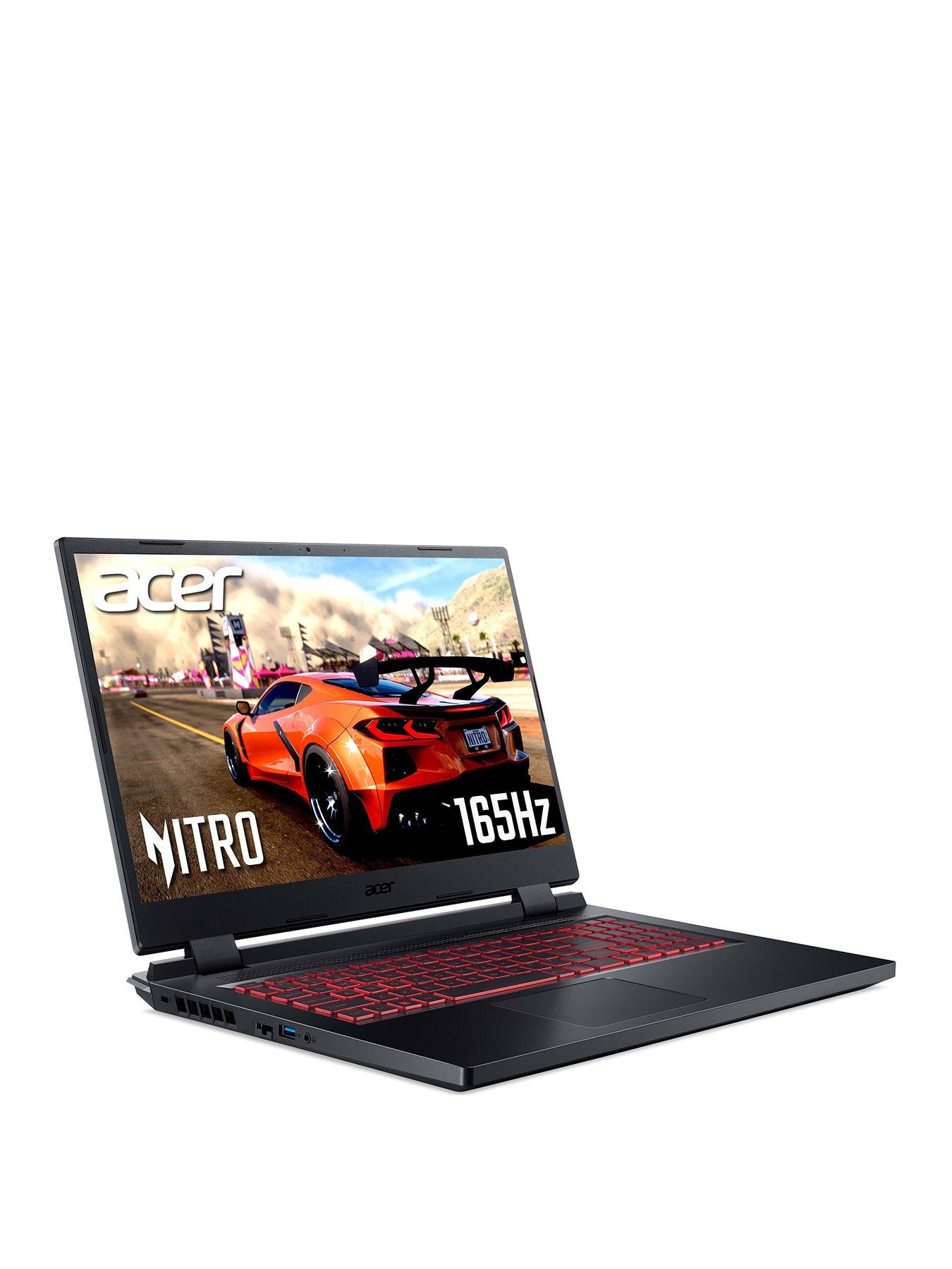 Acer Acer Nitro 5 17.3in Gaming Laptop, NVIDIA GeForce RTX 3060, AMD Ryzen 7, RAM 1TB - Black | Very