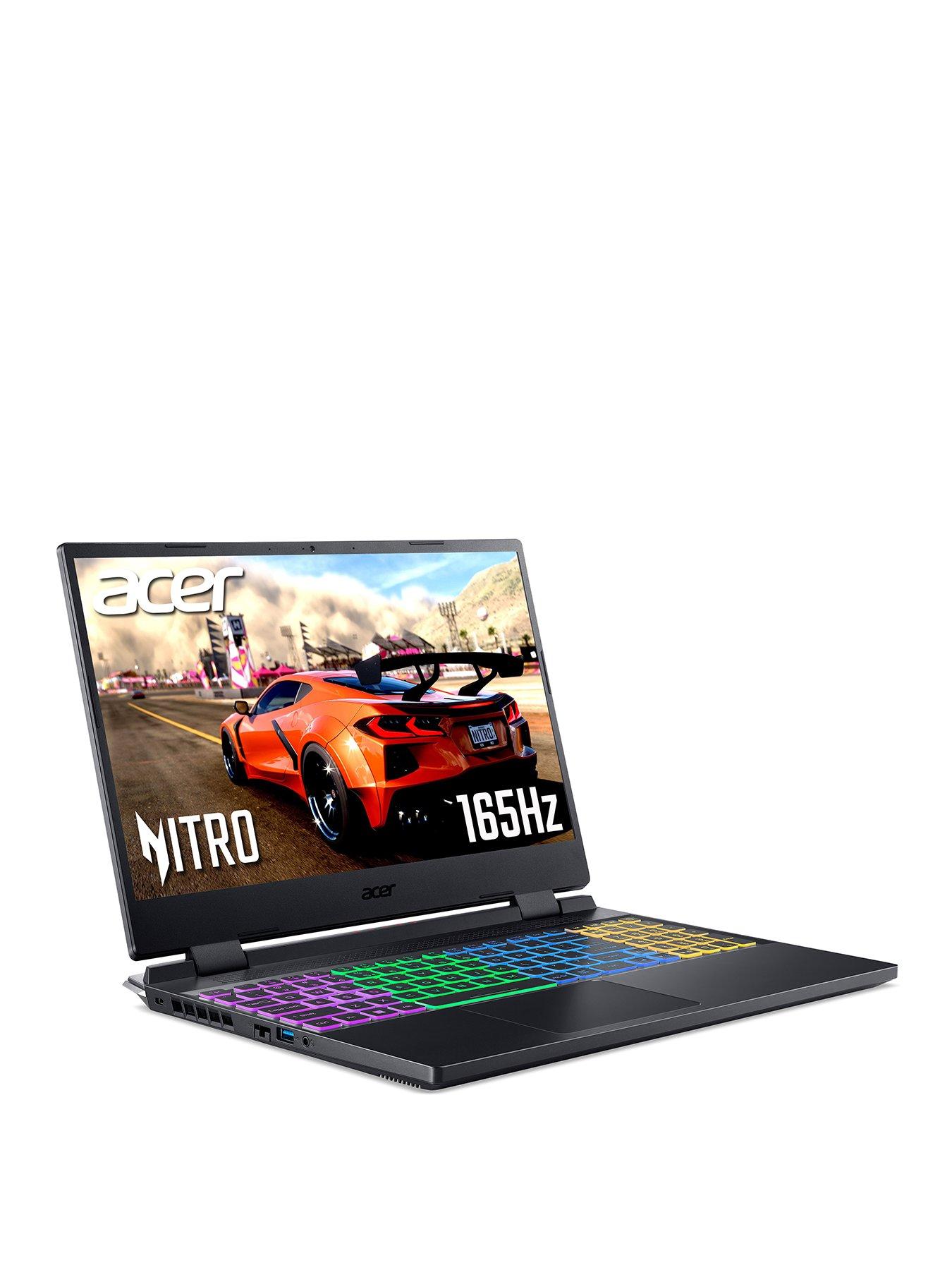 Acer Nitro 5 Gaming 15.6in FHD, GeForce RTX 3070 Ti, AMD Ryzen 7, 16GB 1TB SSD - Black | Very