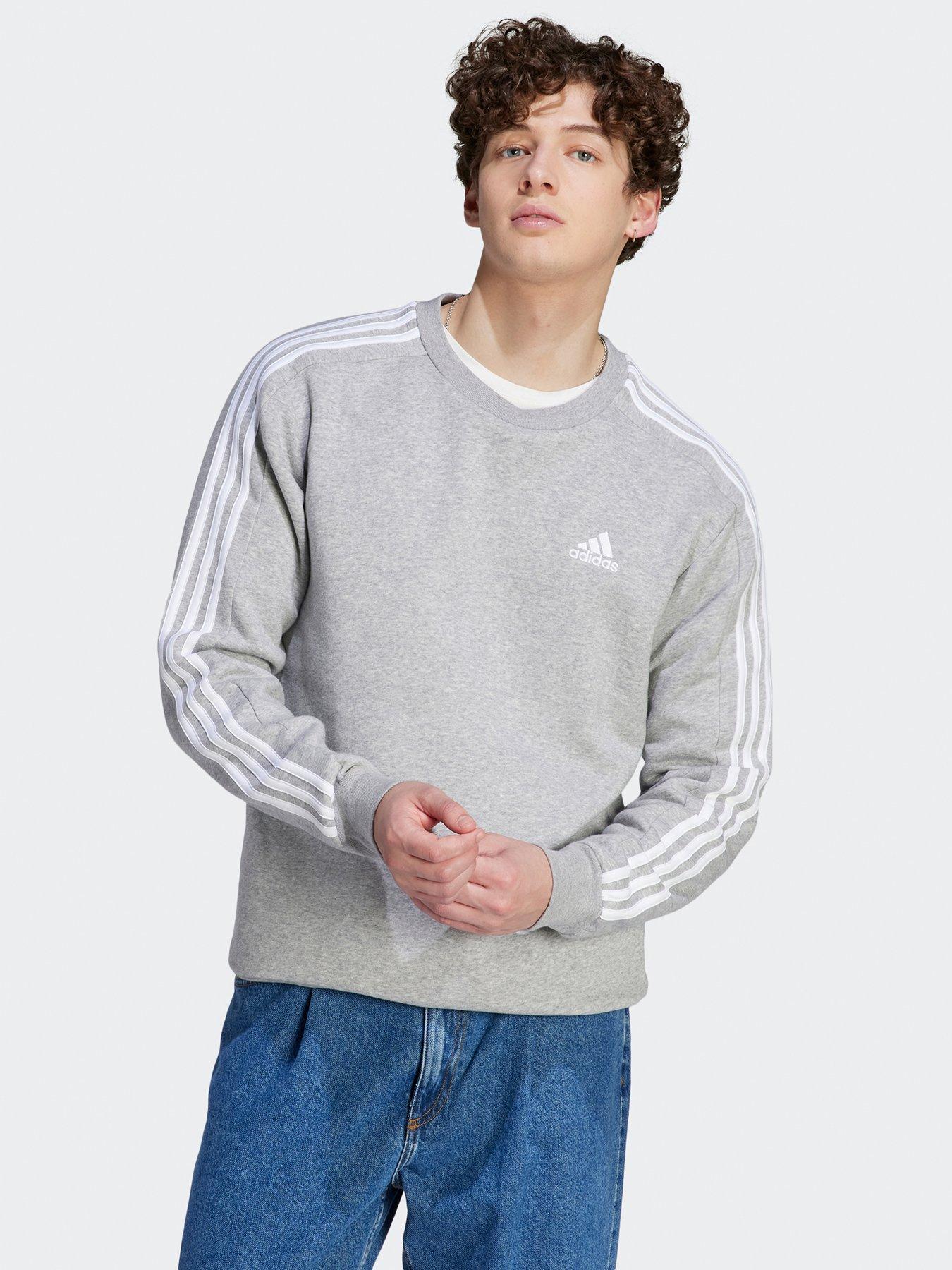 adidas stripe sweatshirt