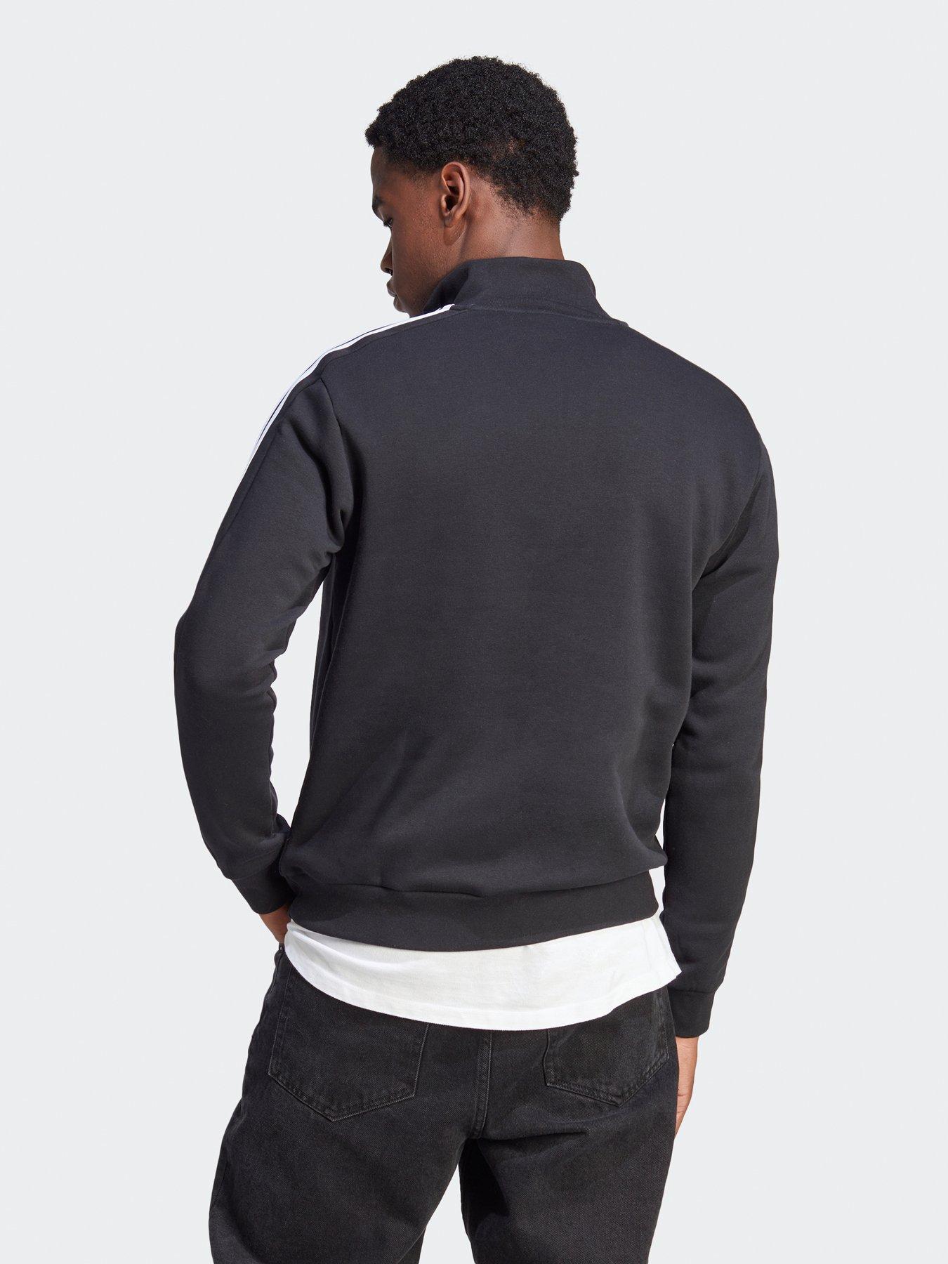 adidas-sportswear-mens-essentials-sweatshirt-blackstillFront