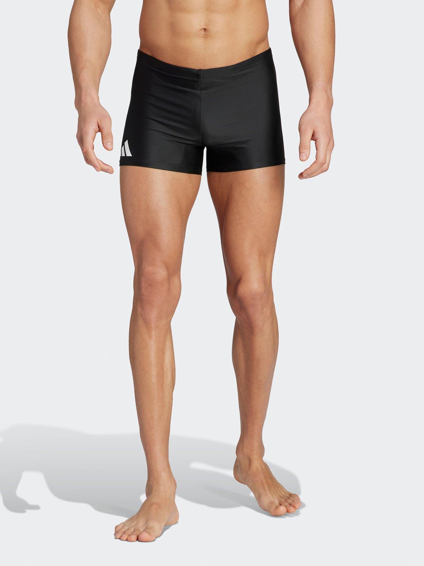 adidas-mens-solid-boxer-swim-short-blackwhite