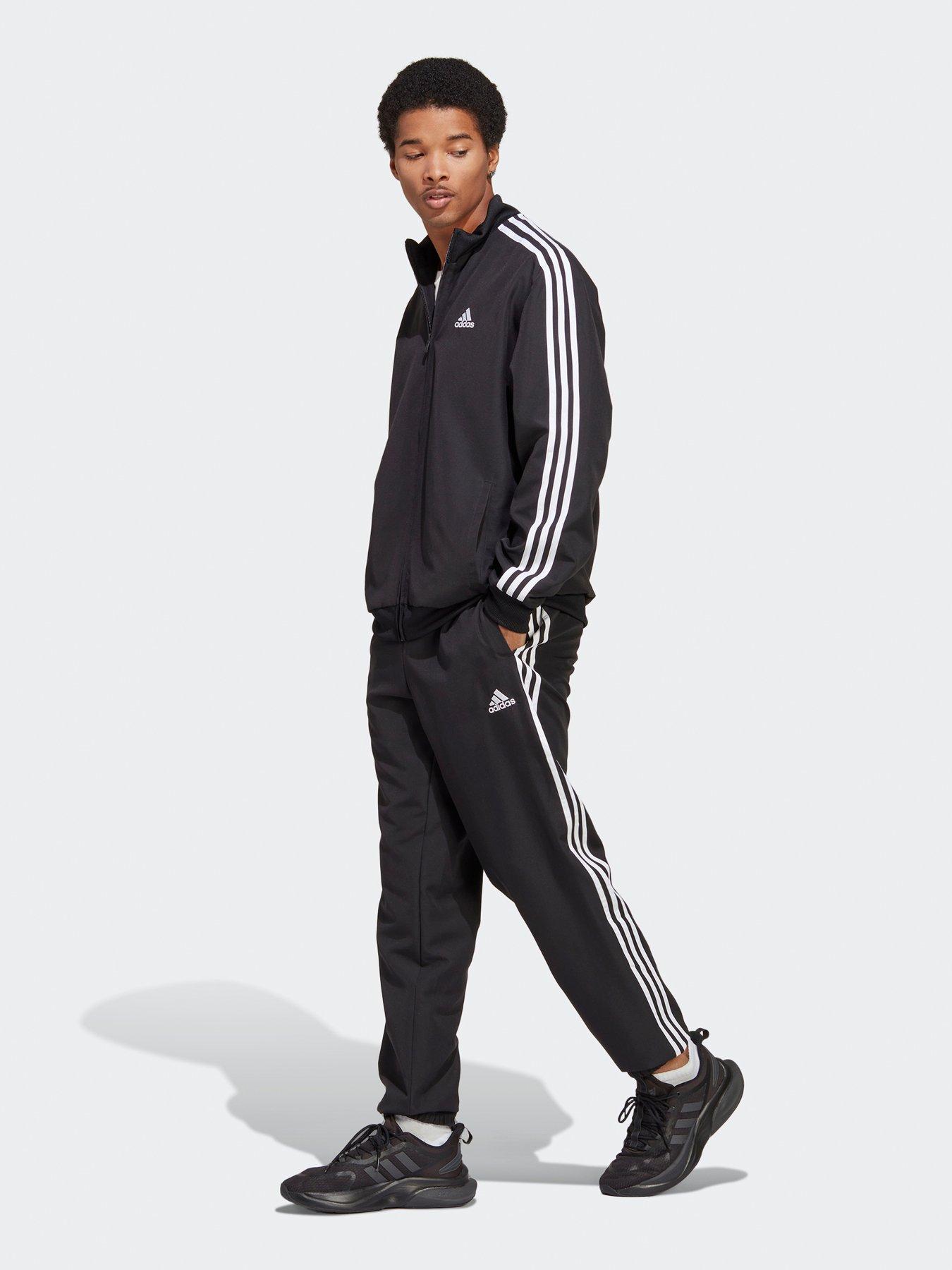 Stripe tracksuit hot sale mens