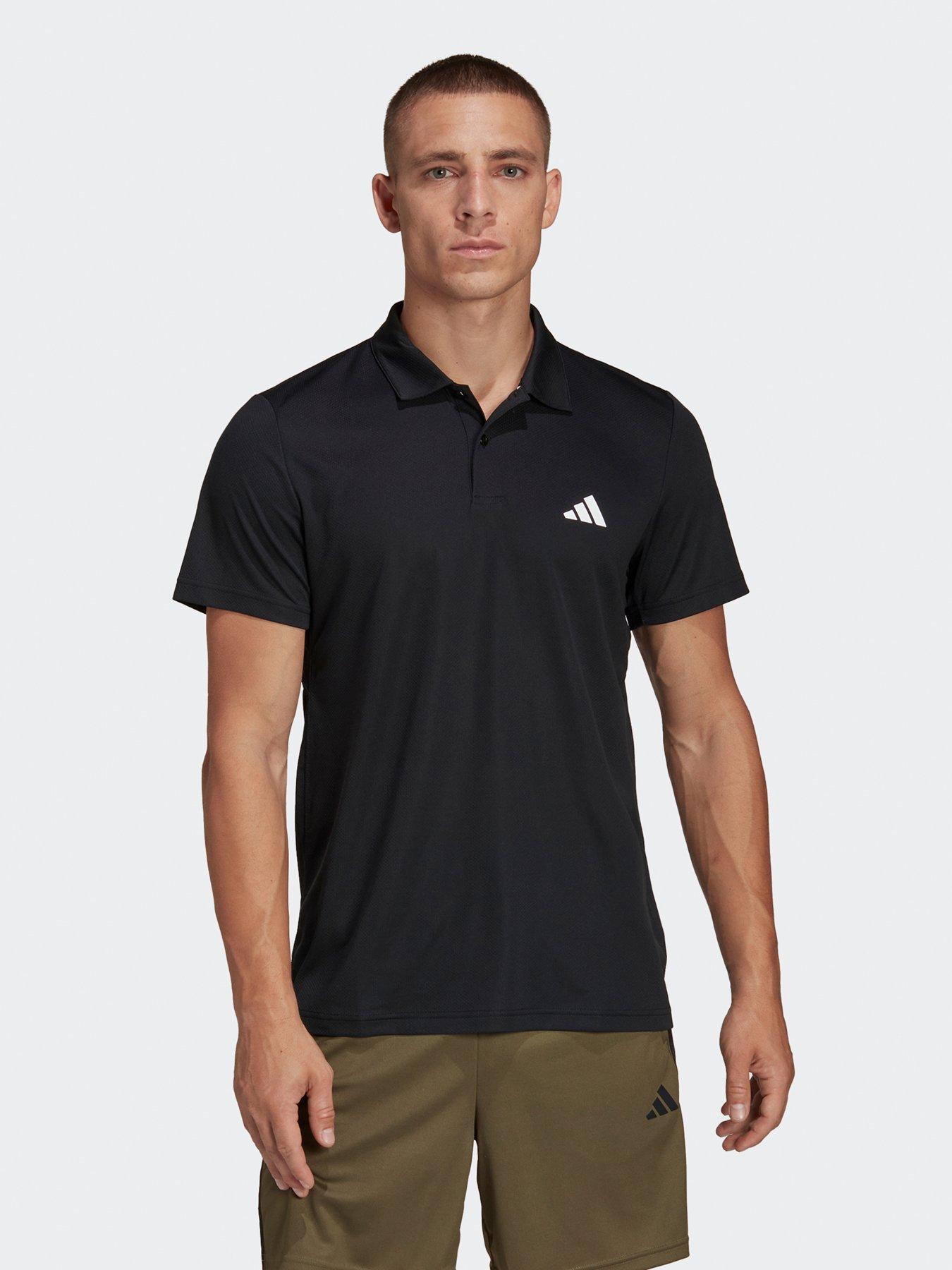 adidas-plus-size-training-essential-polo-blackwhitefront