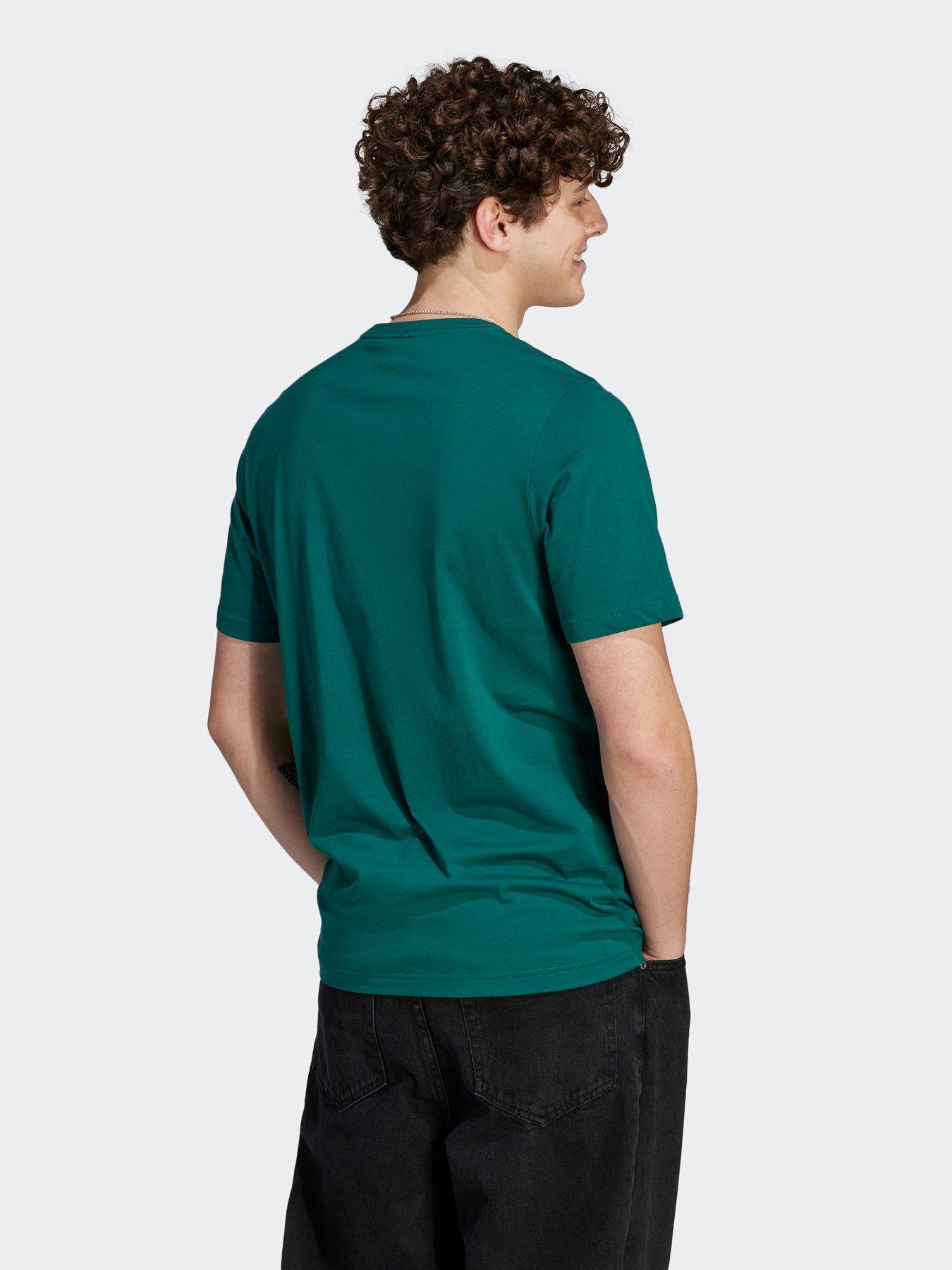 Cambio portátil asesinato adidas Small Left Chest Logo Short Sleeve T-Shirt - Green | Very Ireland
