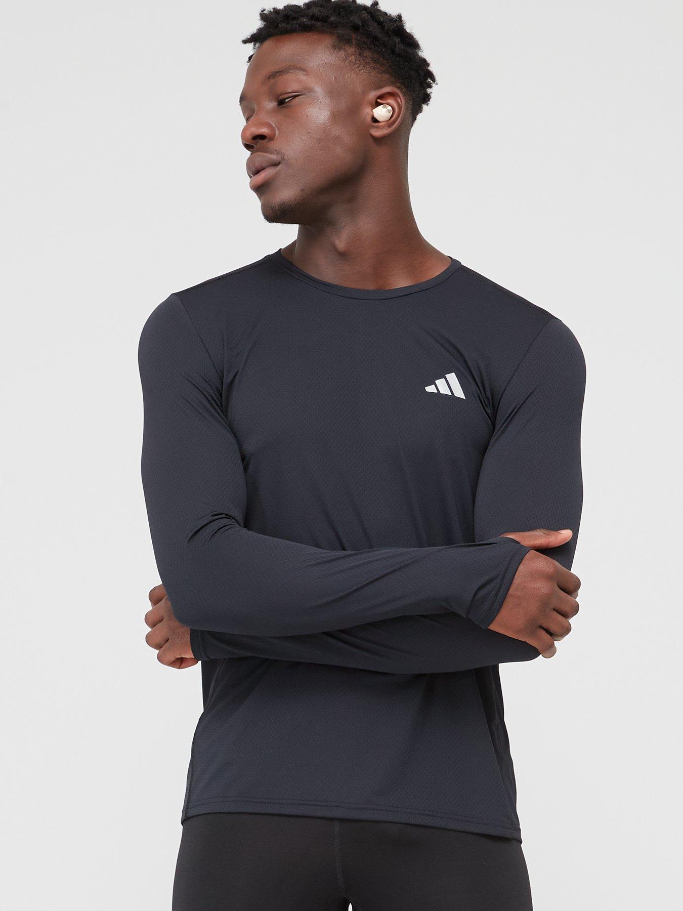 Men's long hotsell sleeve running shirt