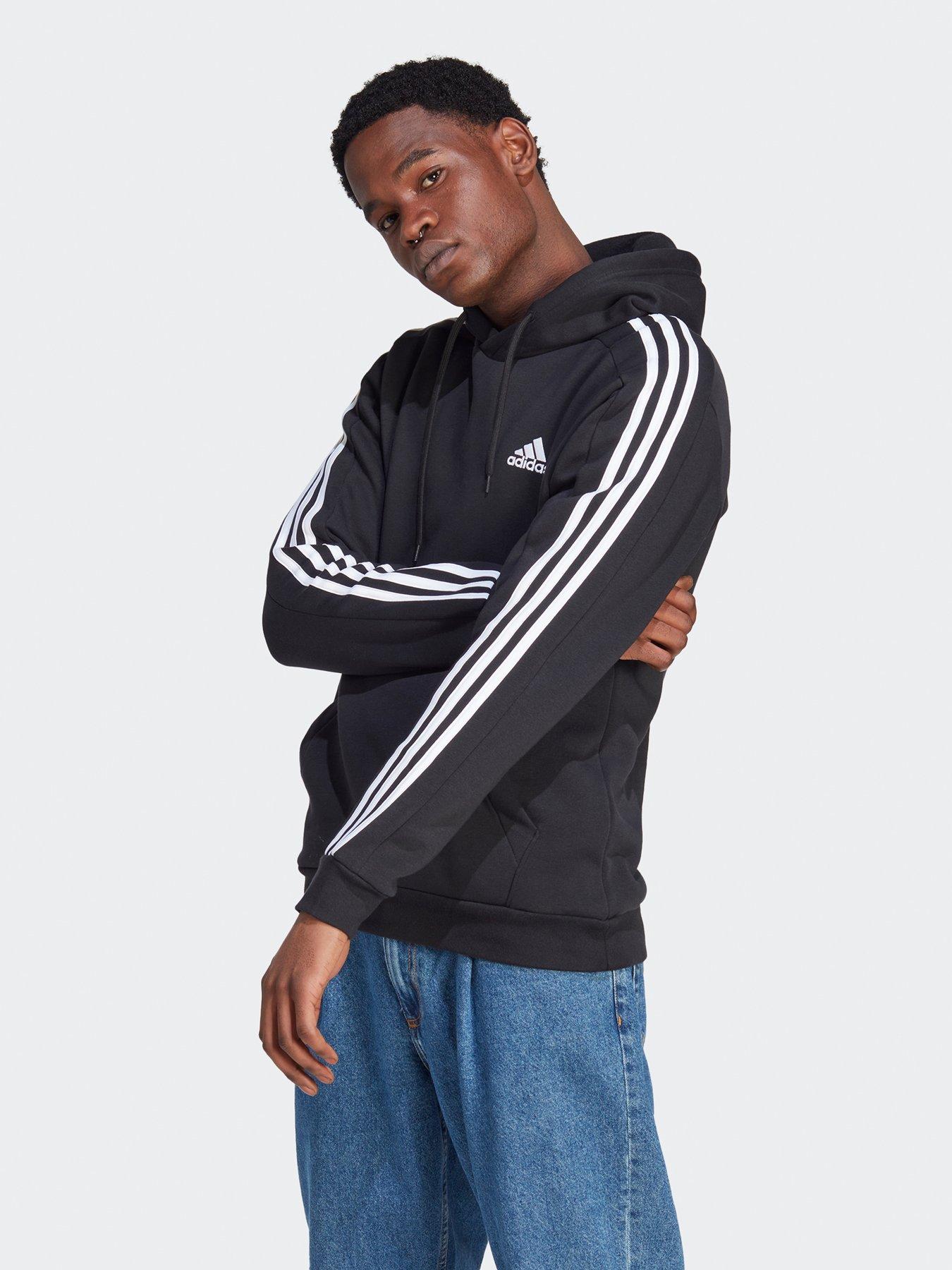 adidas-sportswear-mens-essentials-overhead-hoodie-blackfront