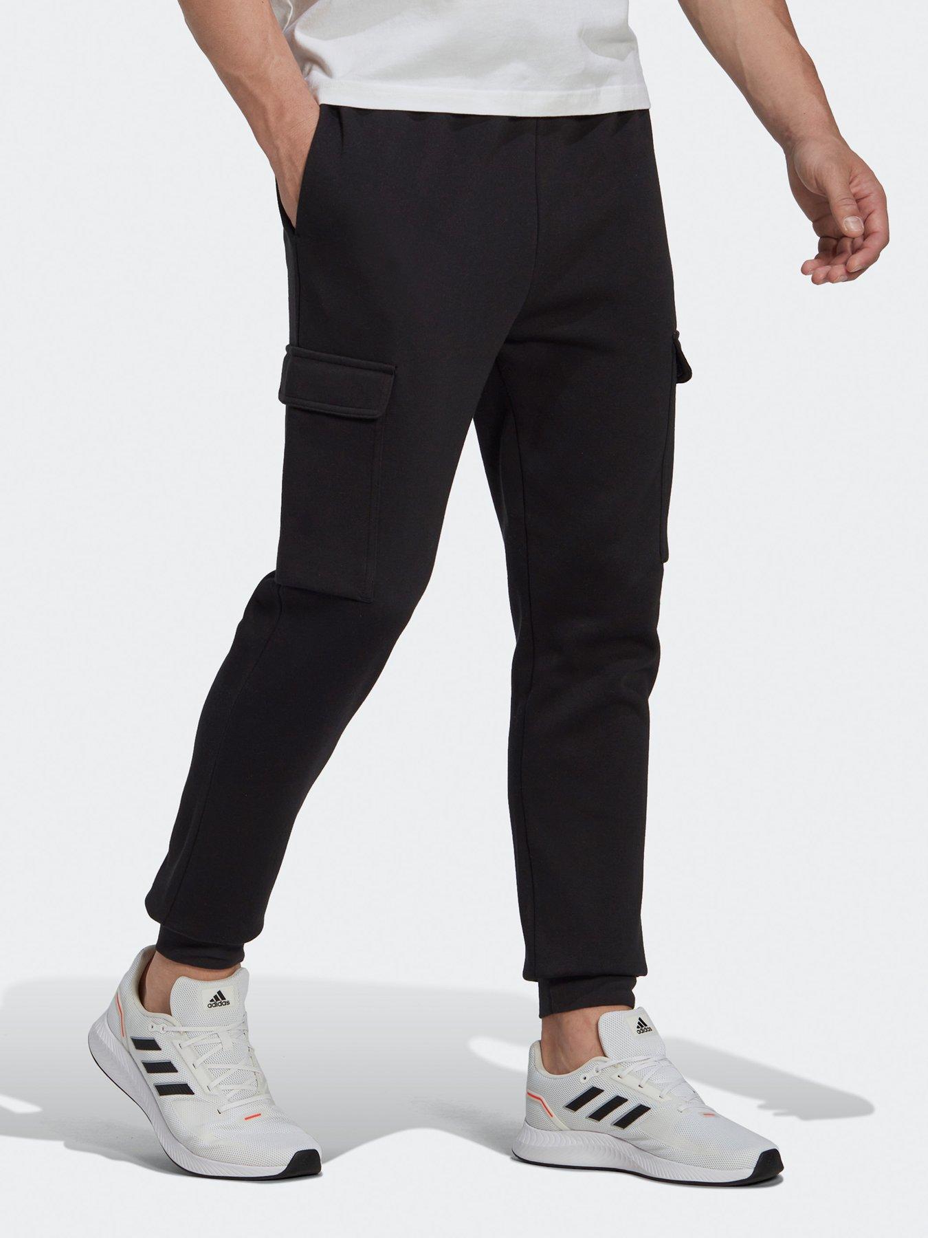 adidas-sportswear-mens-essentials-joggers-blackwhiteback