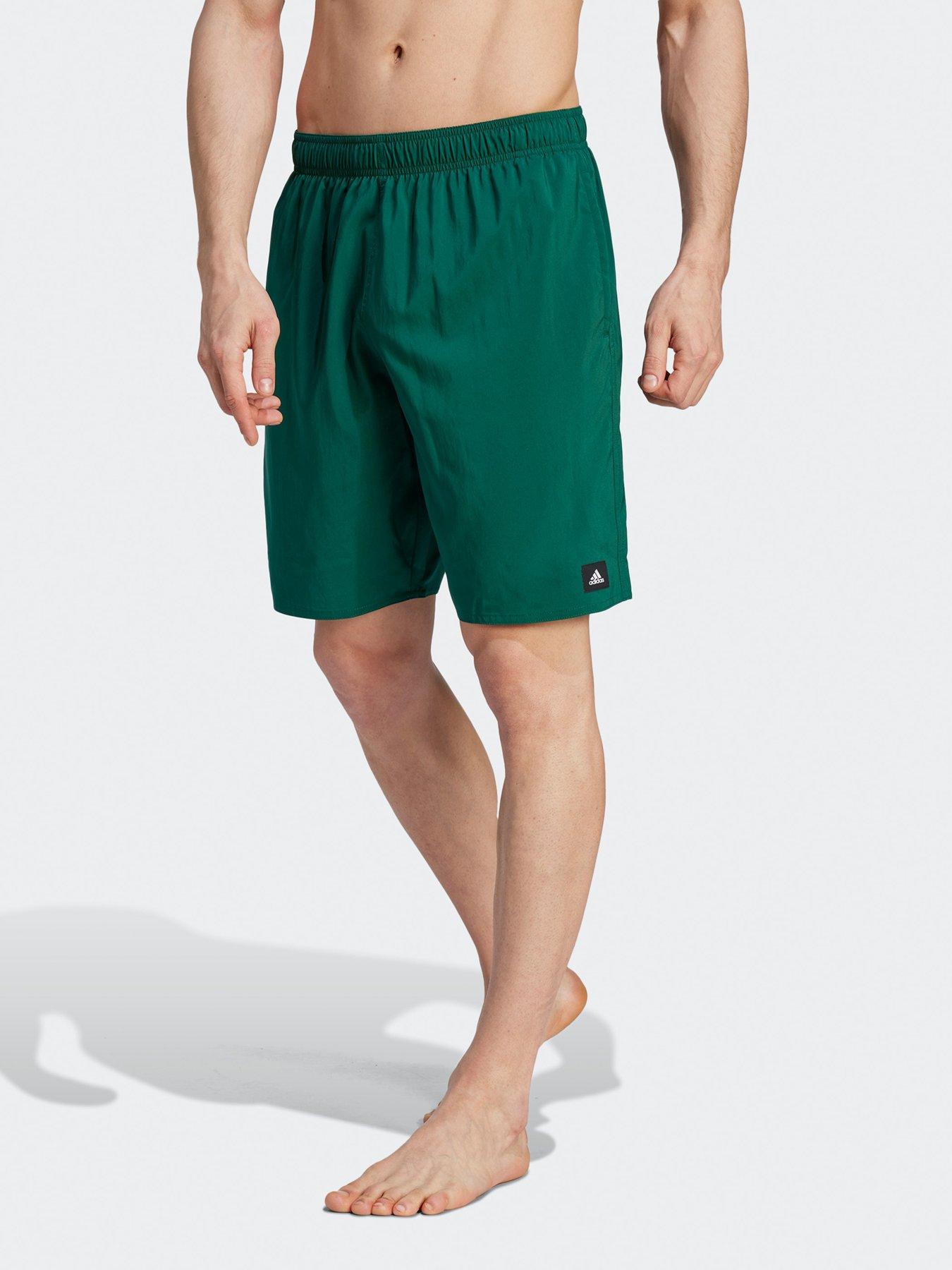 Adidas green cheap swim shorts