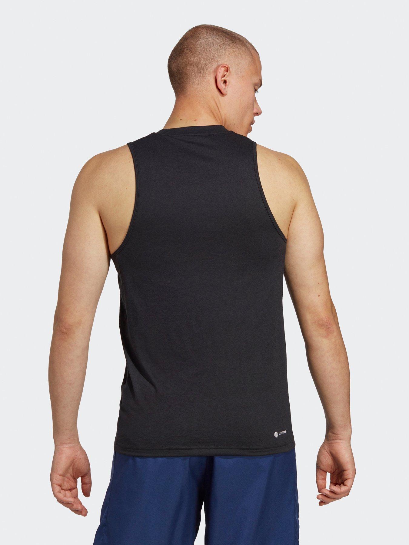 adidas-training-essentials-tank-blackwhitestillFront