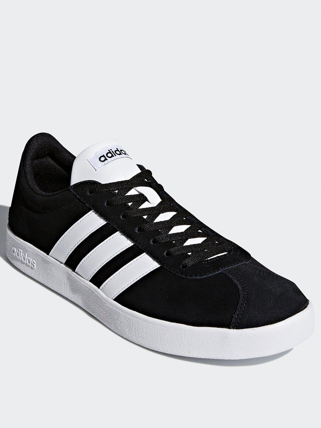 Adidas vl court 2.0 sales black