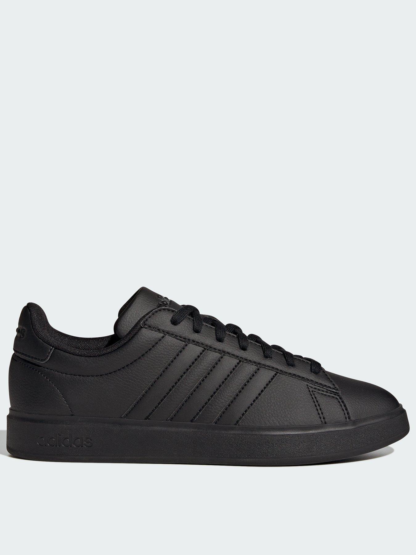 adidas-sportswear-mens-grand-court-20-trainers-blackfront