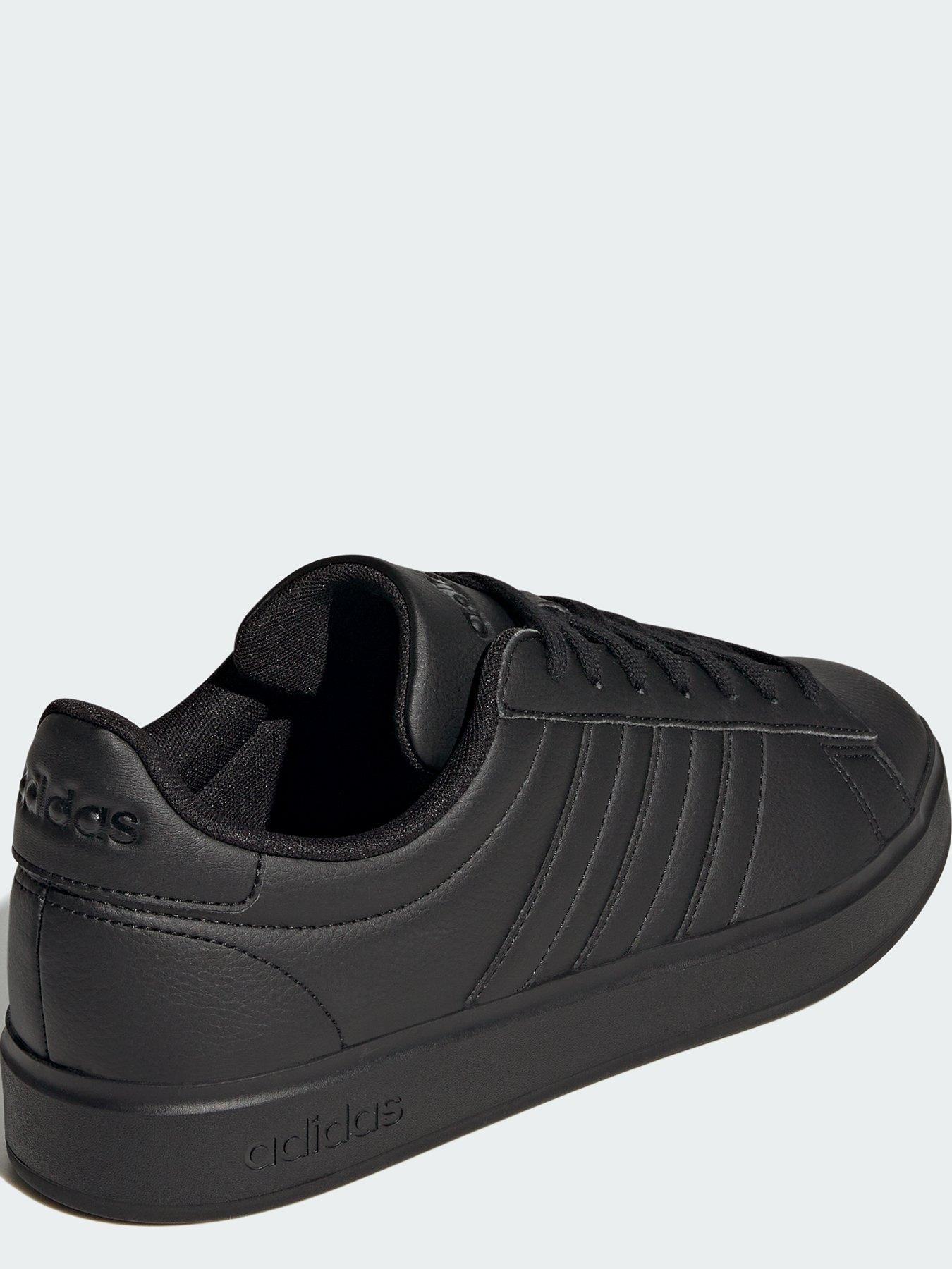 adidas-sportswear-mens-grand-court-20-trainers-blackstillFront