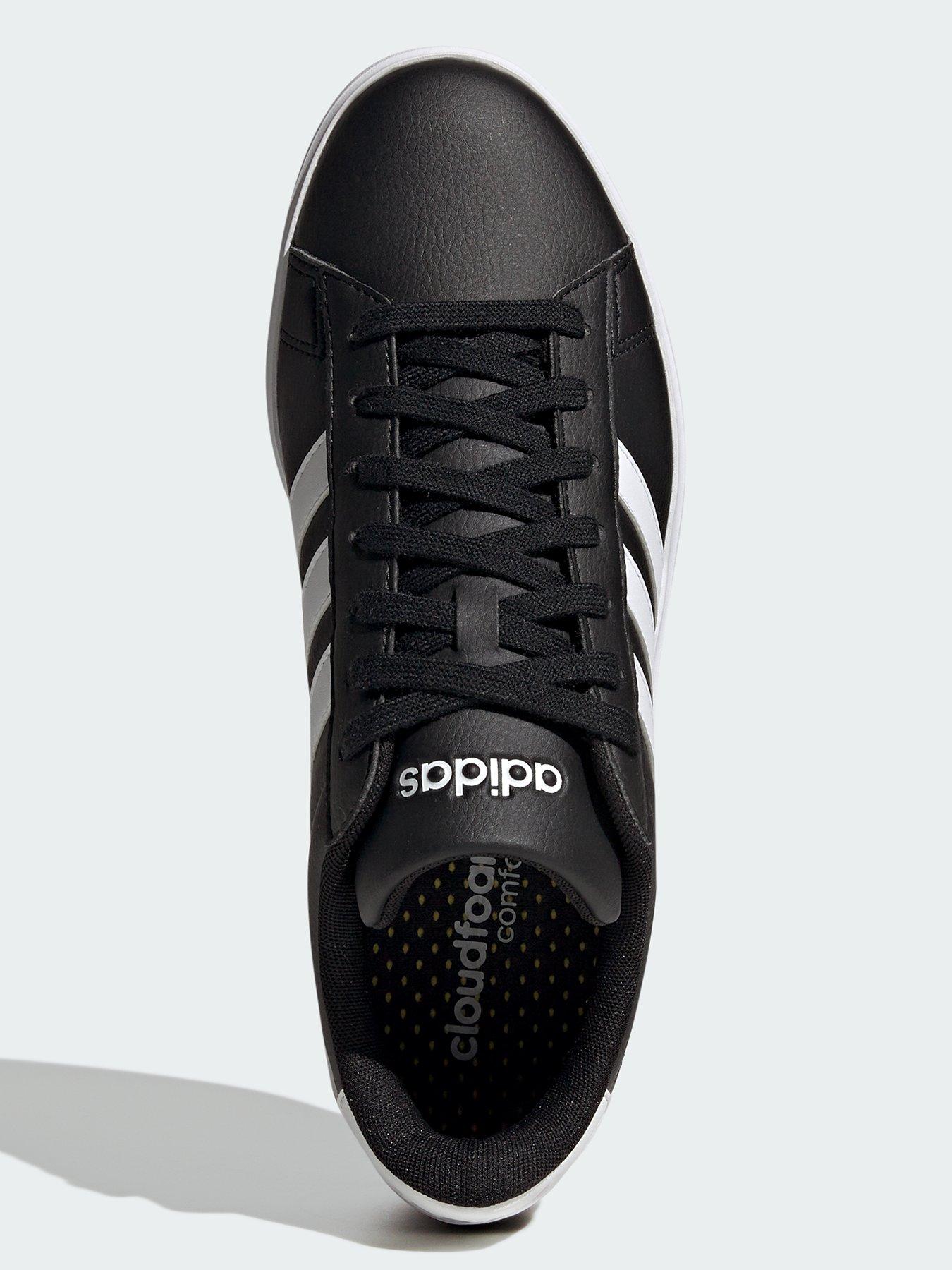 adidas-sportswear-mens-grand-court-trainers-blackoutfit