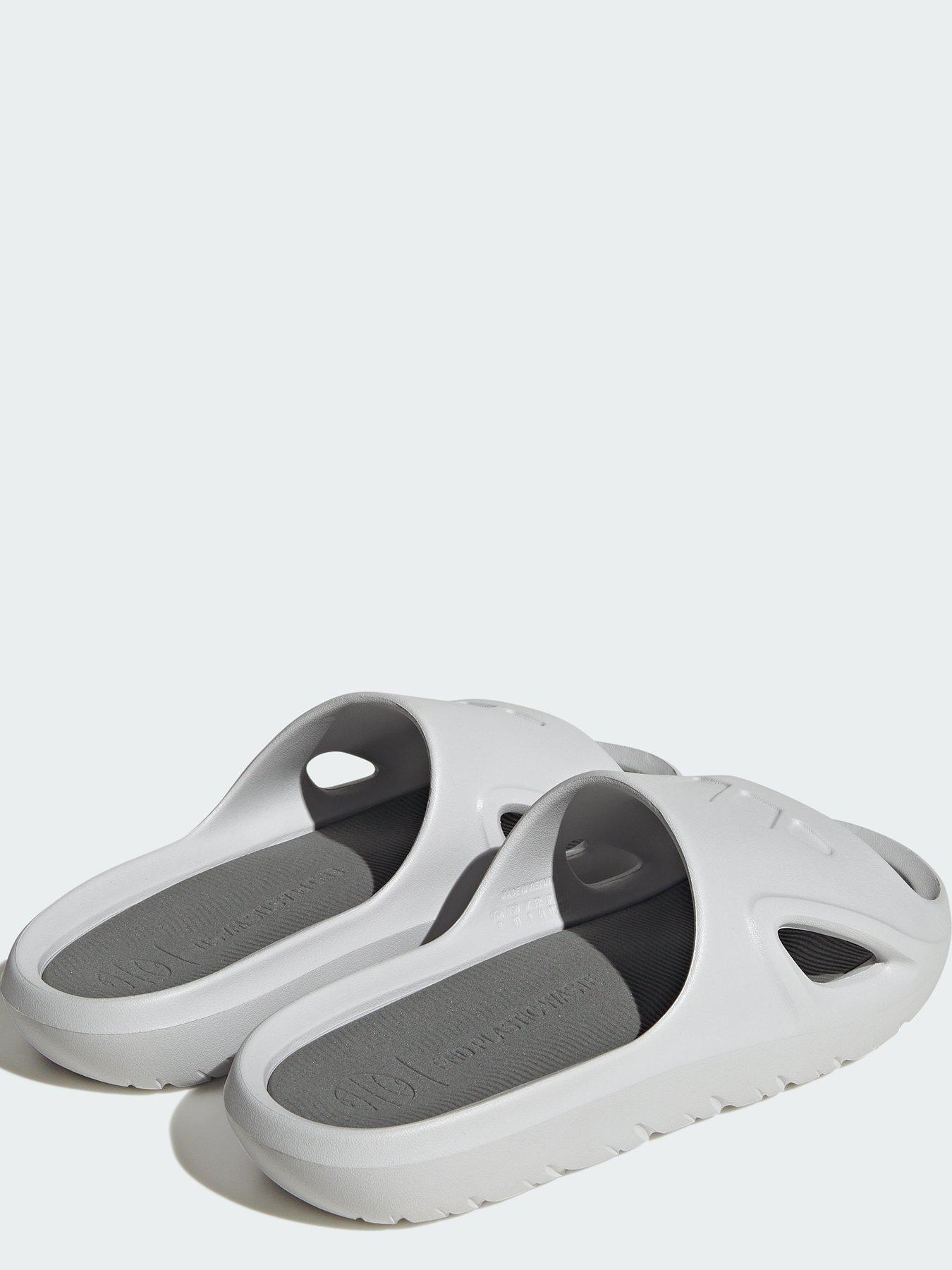 adidas-sportswear-mens-adicane-sliders-light-greystillFront